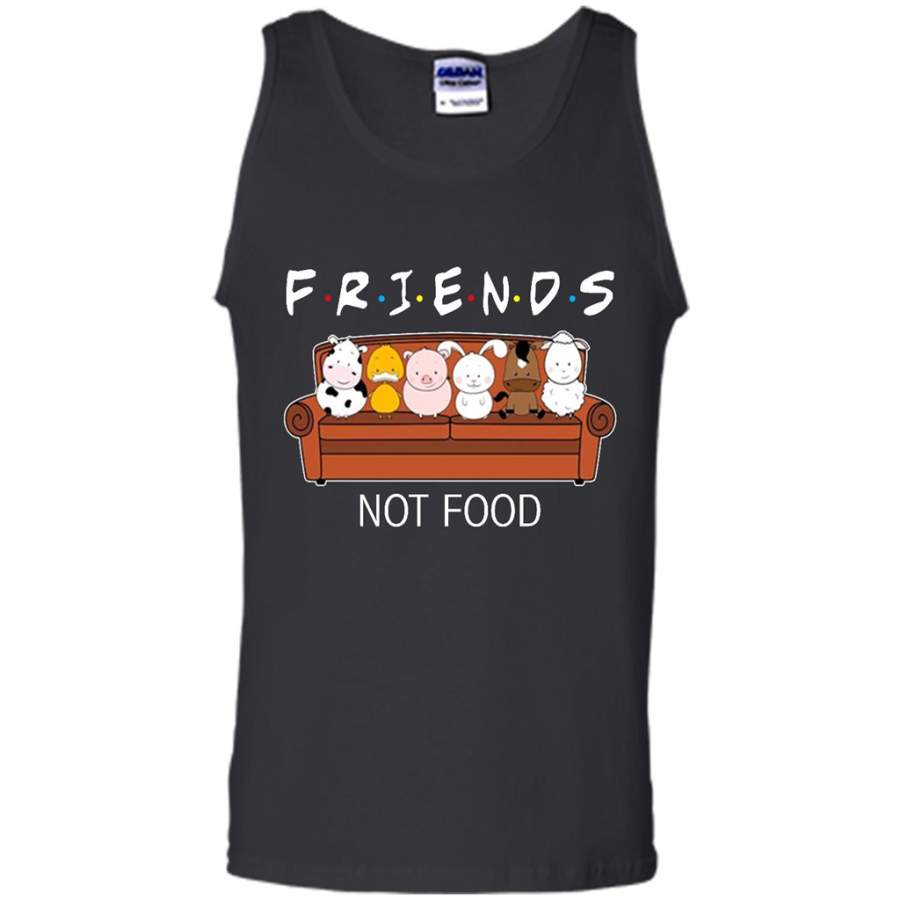 Animal Are Friends Not Food – Canvas Unisex Tank