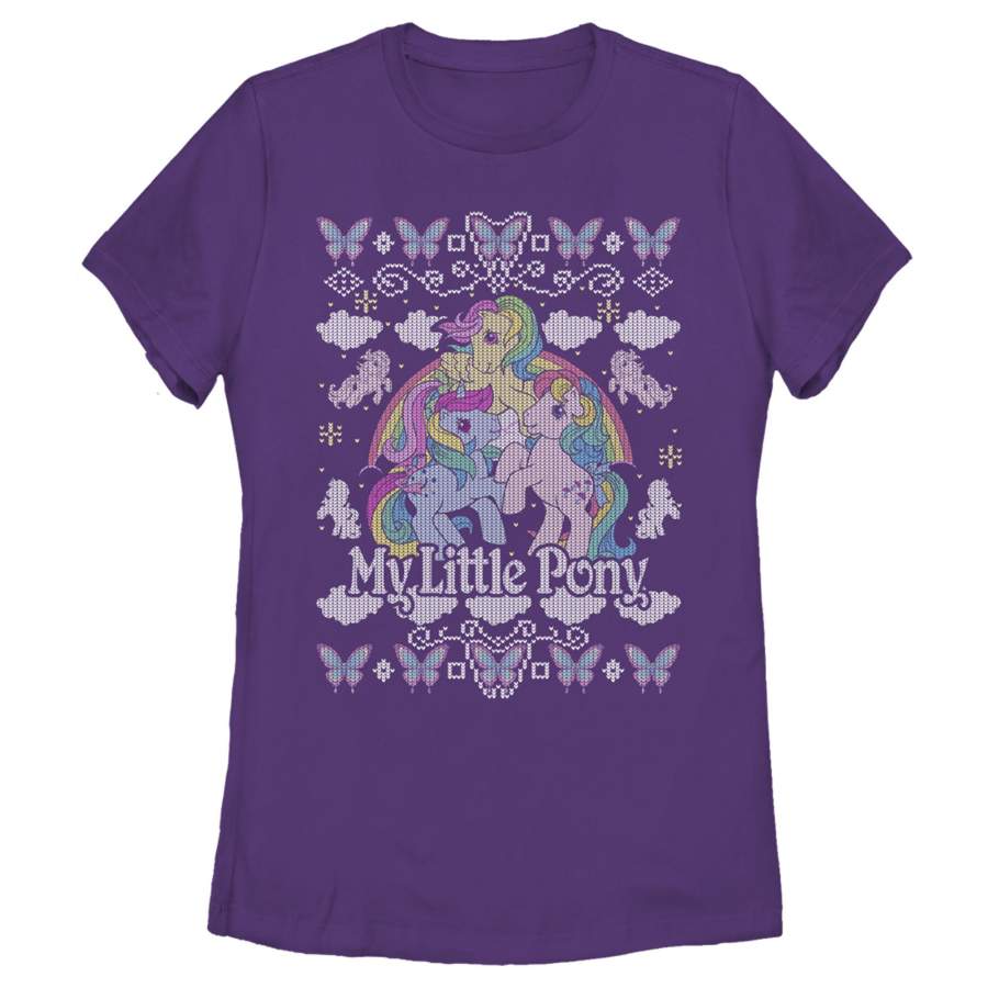 My Little Pony Women’s Ugly Christmas Friends  T Shirt