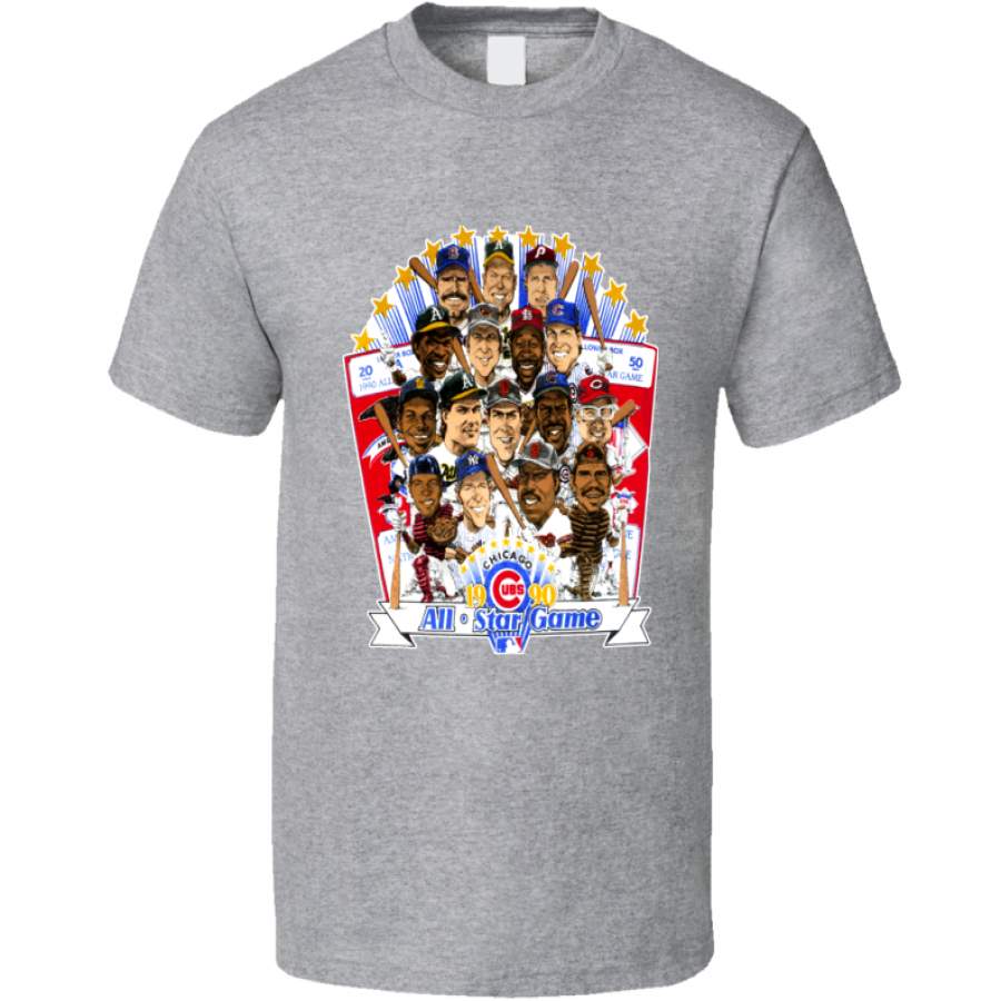 Will Clark Sabo Griffey Baseball All Star Retro Caricature T Shirt