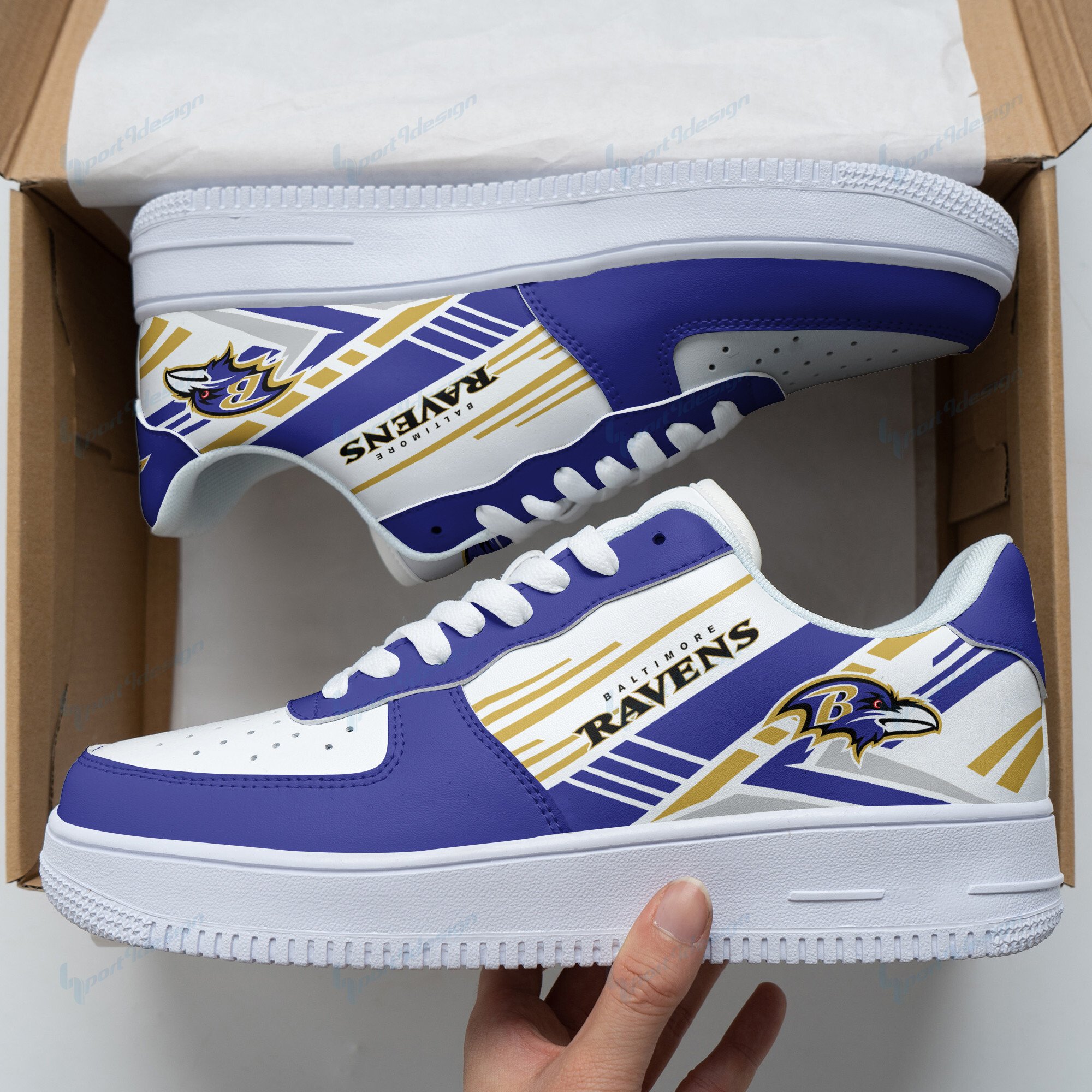 Baltimore Ravens Af1 Shoes 343