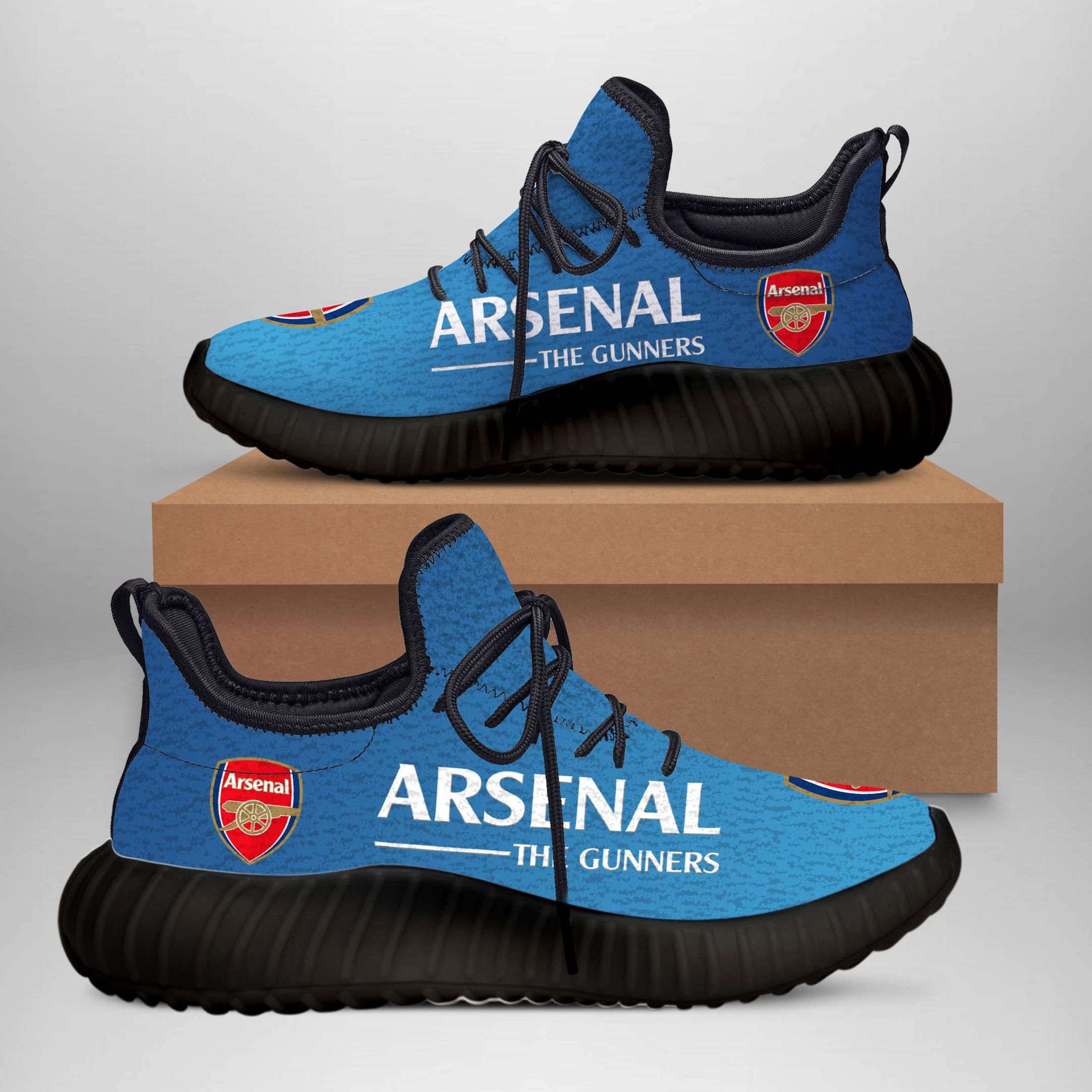 Arsenal- Lph Yz Boost Classic Version (Light Blue)