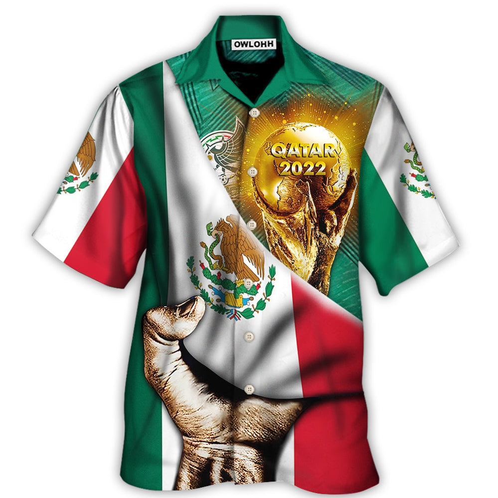 World Cup Qatar 2022 Mexico Will Be The Champion Flag Vintage – Hawaiian Shirt  – Owl Ohh