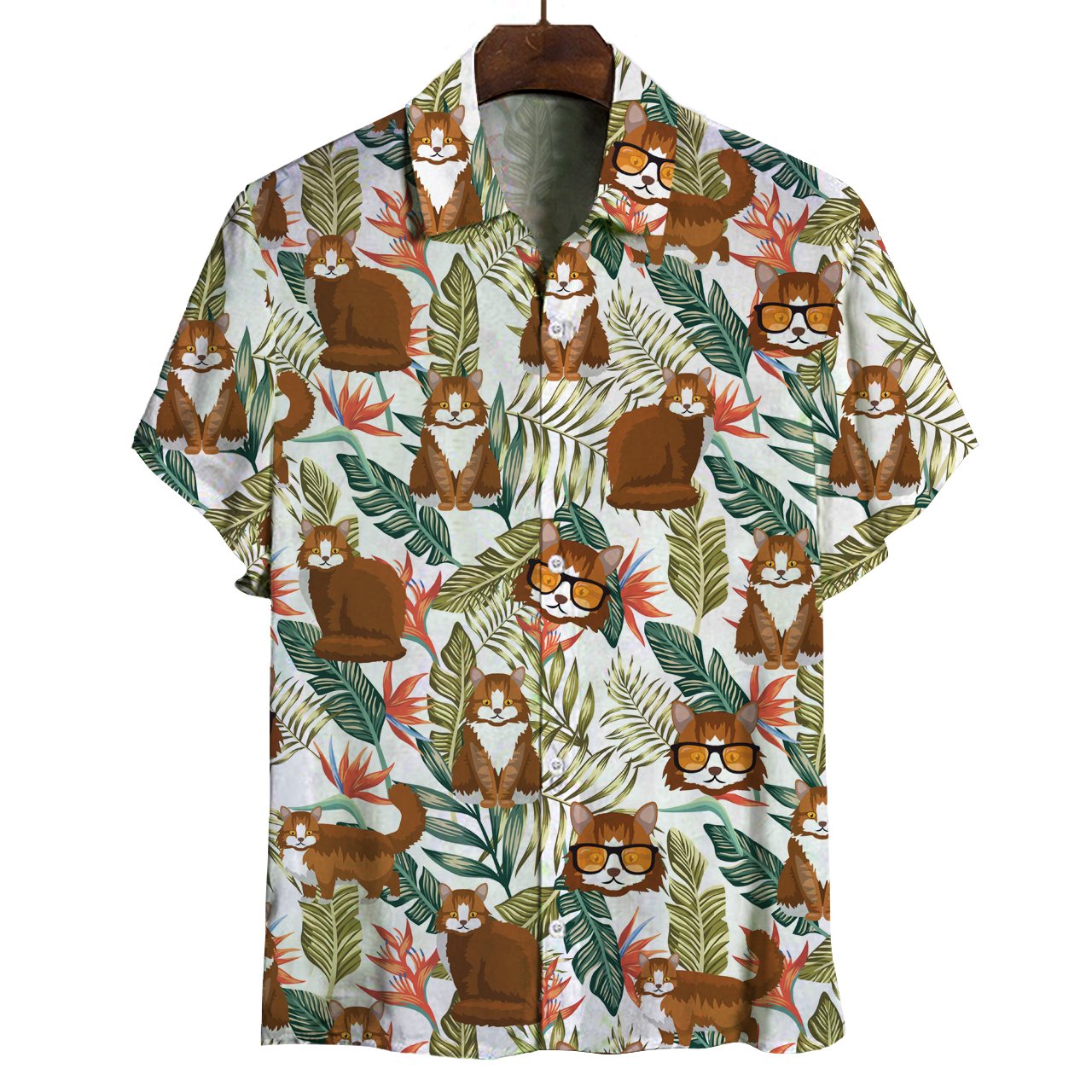 Siberian Cat Hawaii Shirt Ha3772