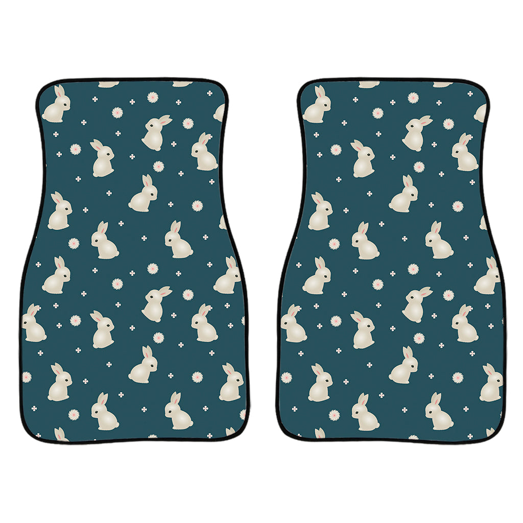 Baby Rabbit Pattern Print Front Car Floor Mats