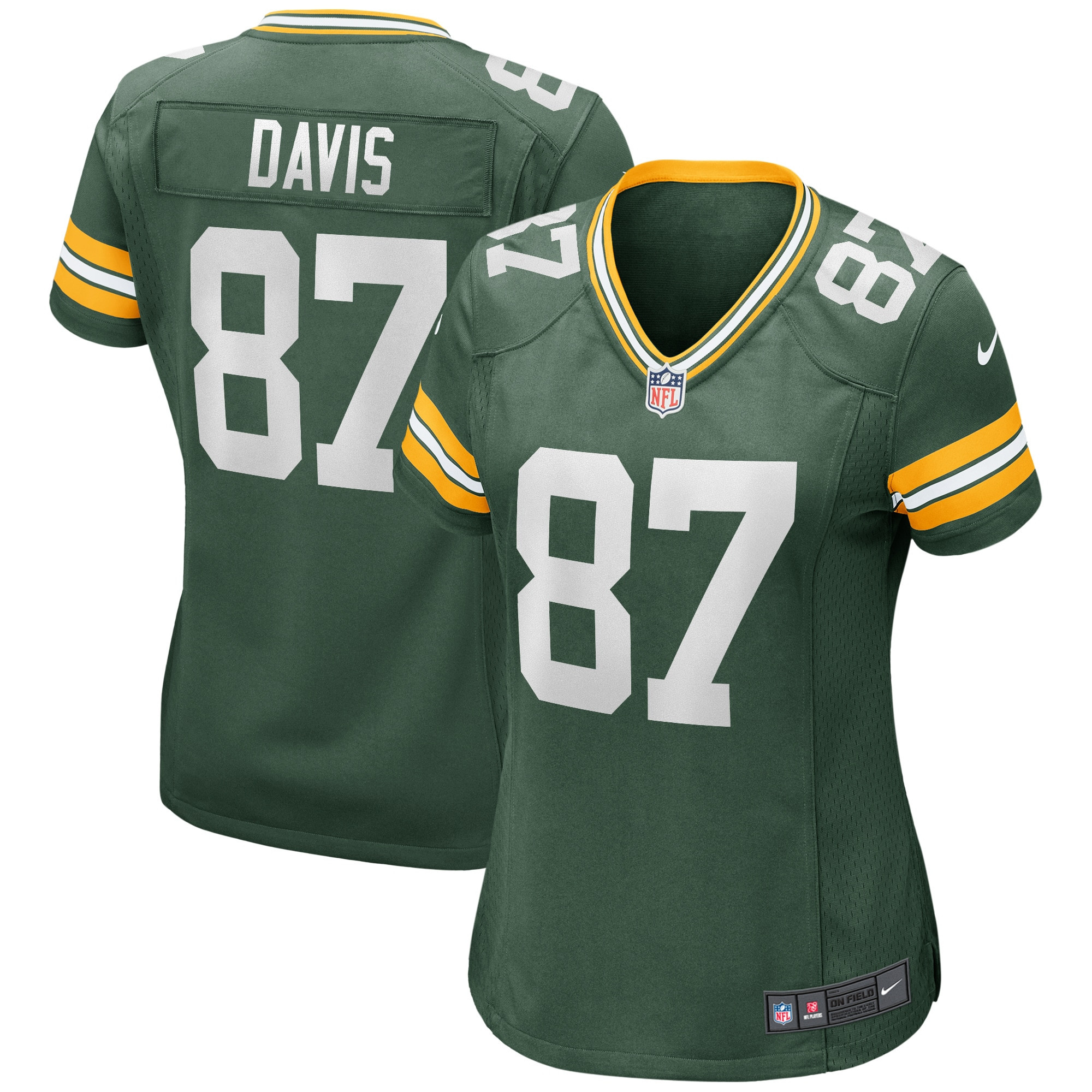 Willie Davis Green Bay Packers Womens Game Retired Player Jersey – Green NFL