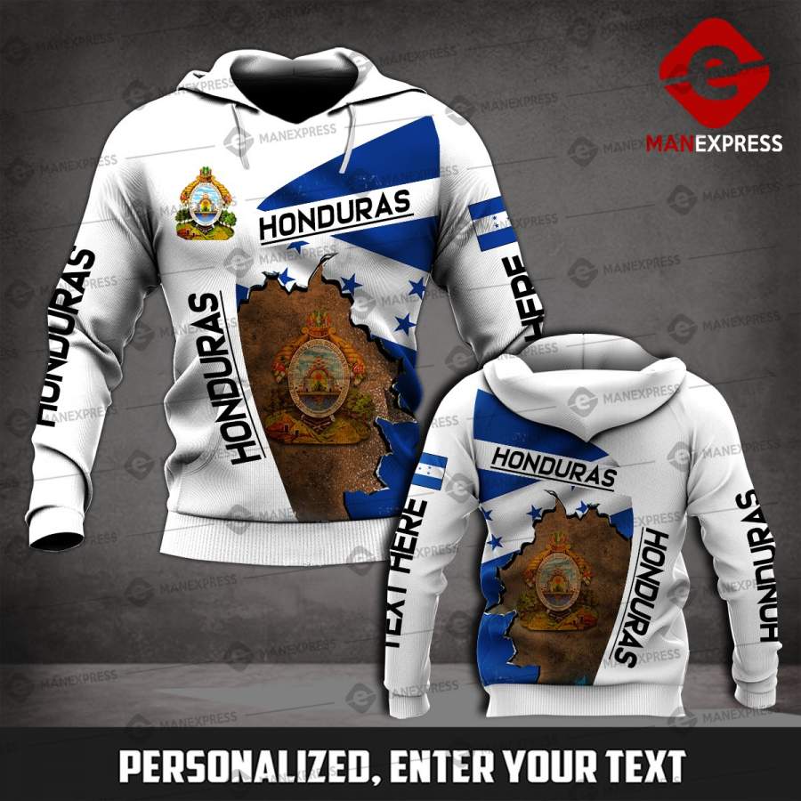 VH CUSTOMIZE Honduras 2906 – hoodie 3D ALL OVER PRINT