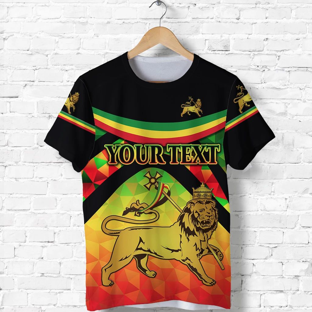 (Custom Personalised) Ethiopia Lion Of Judah T Shirt Vibes Attractive Version Lt8