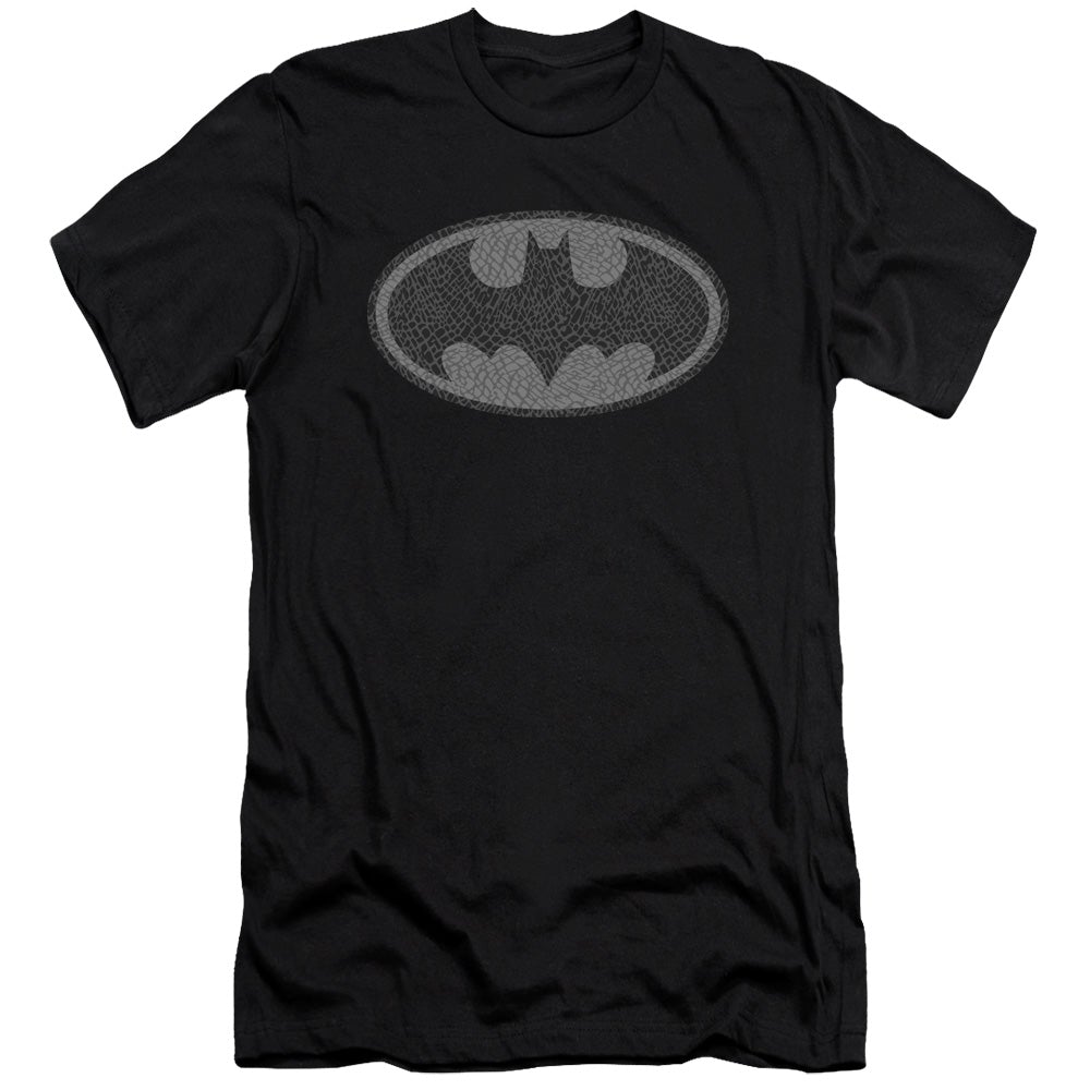 Batman Elephant Signal Slim Fit Mens T Shirt Black