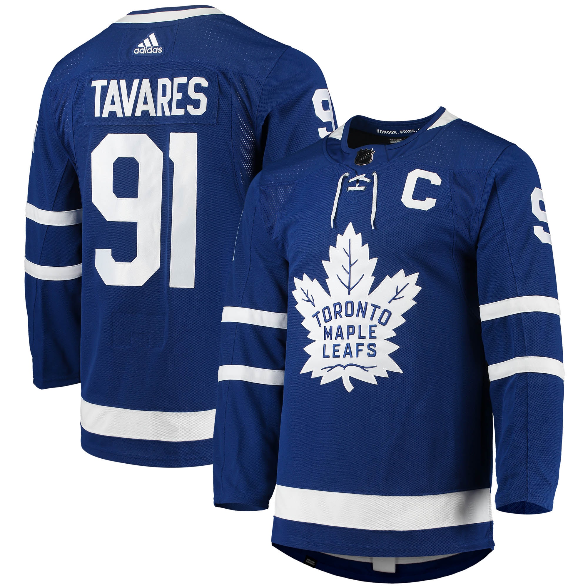 John Tavares Toronto Maple Leafs Home Primegreen Authentic Player Jersey – Blue