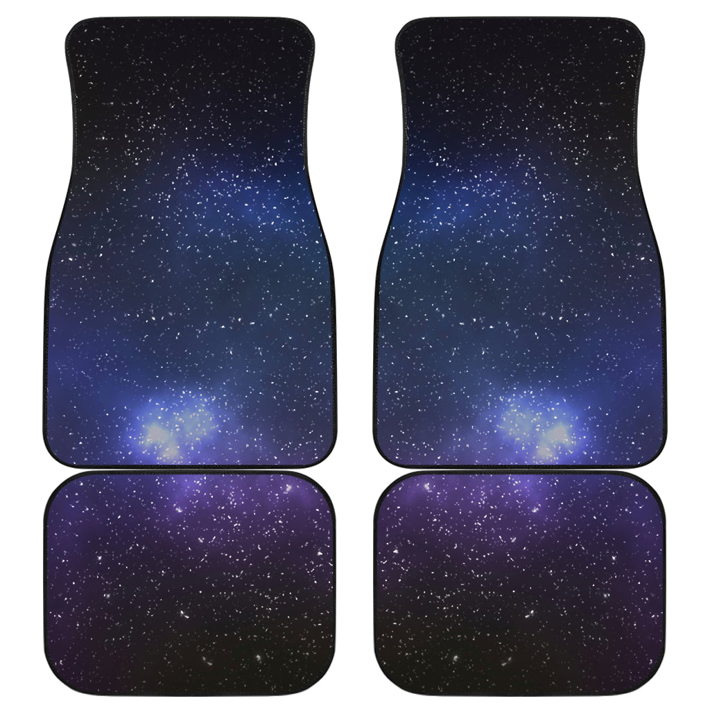 Nebula Universe Galaxy Deep Space Print Front And Back Car Floor Mats, Front Car Mat