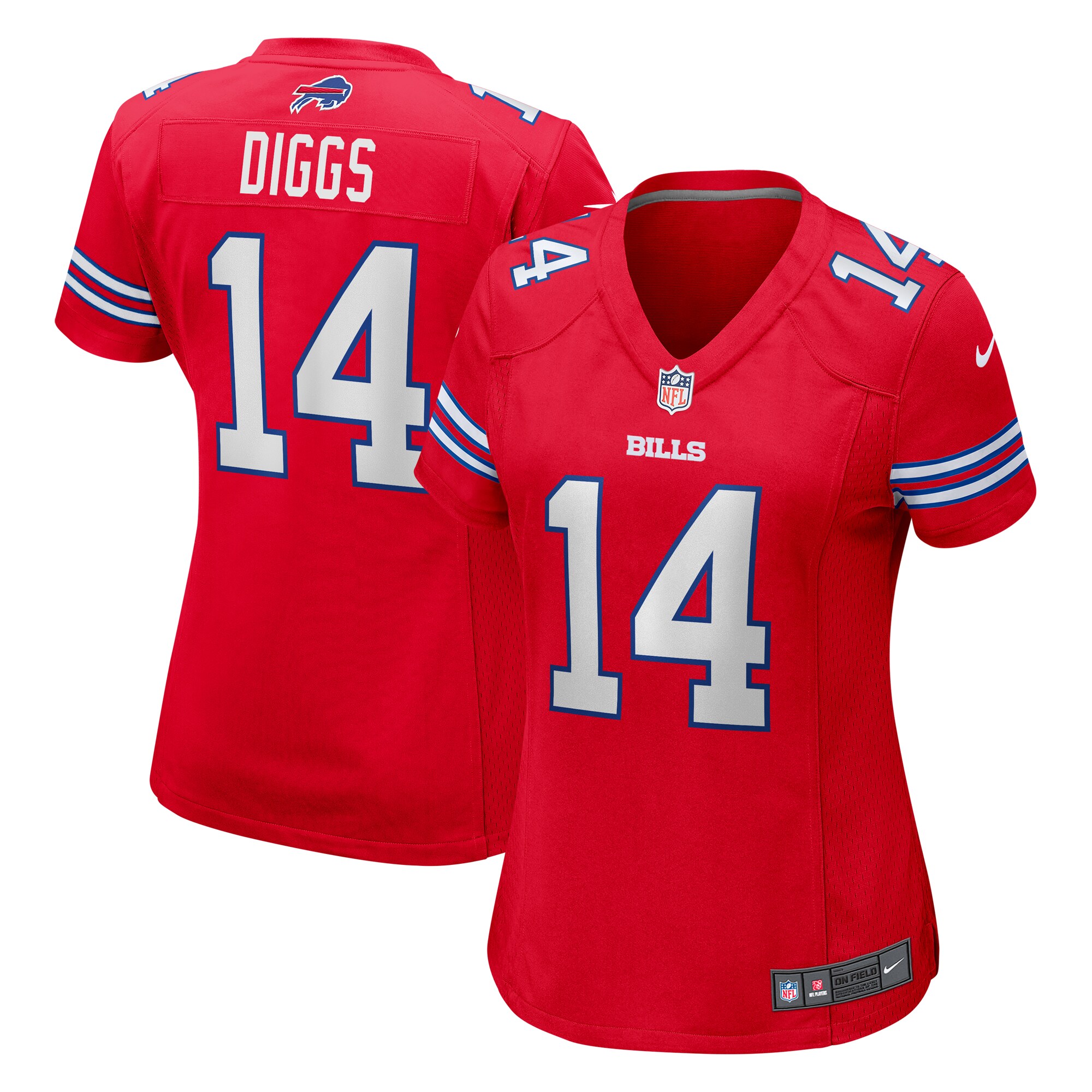 Women’s Buffalo Bills Stefon Diggs Red Player Jersey