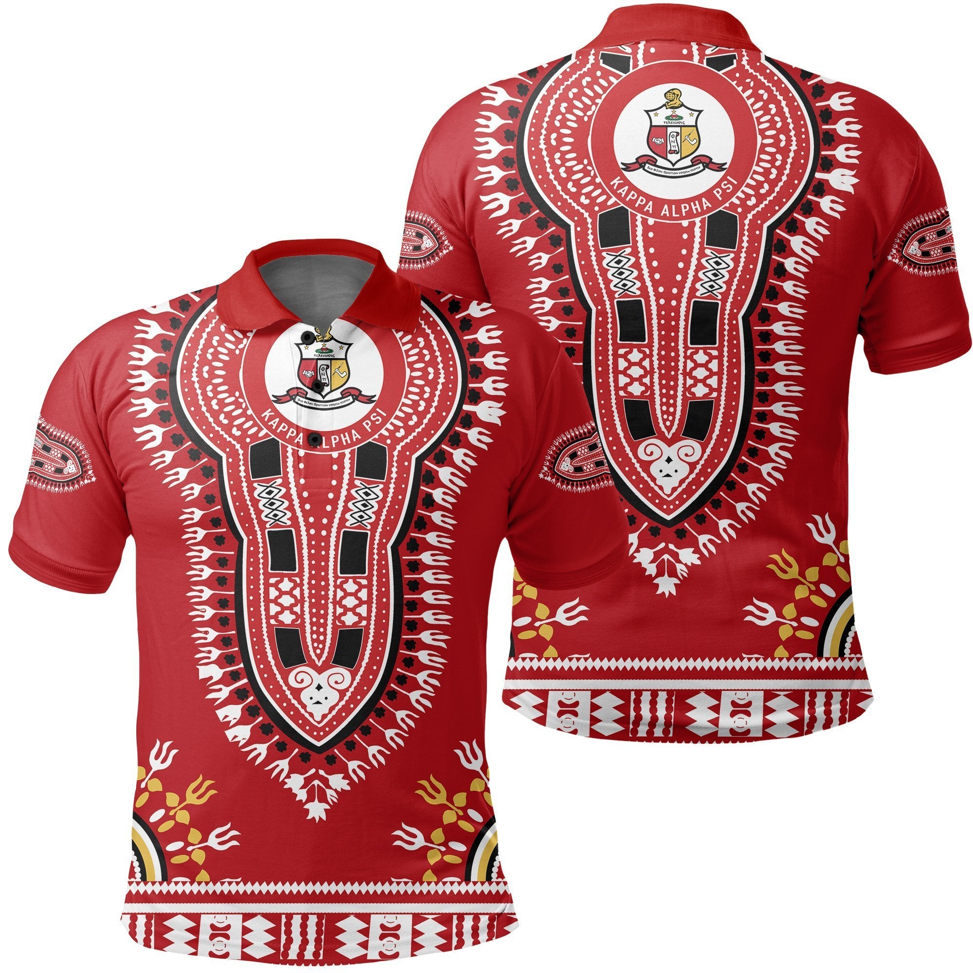 Greek Life Polo – Kappa Alpha Psi Dashiki Polo Shirt