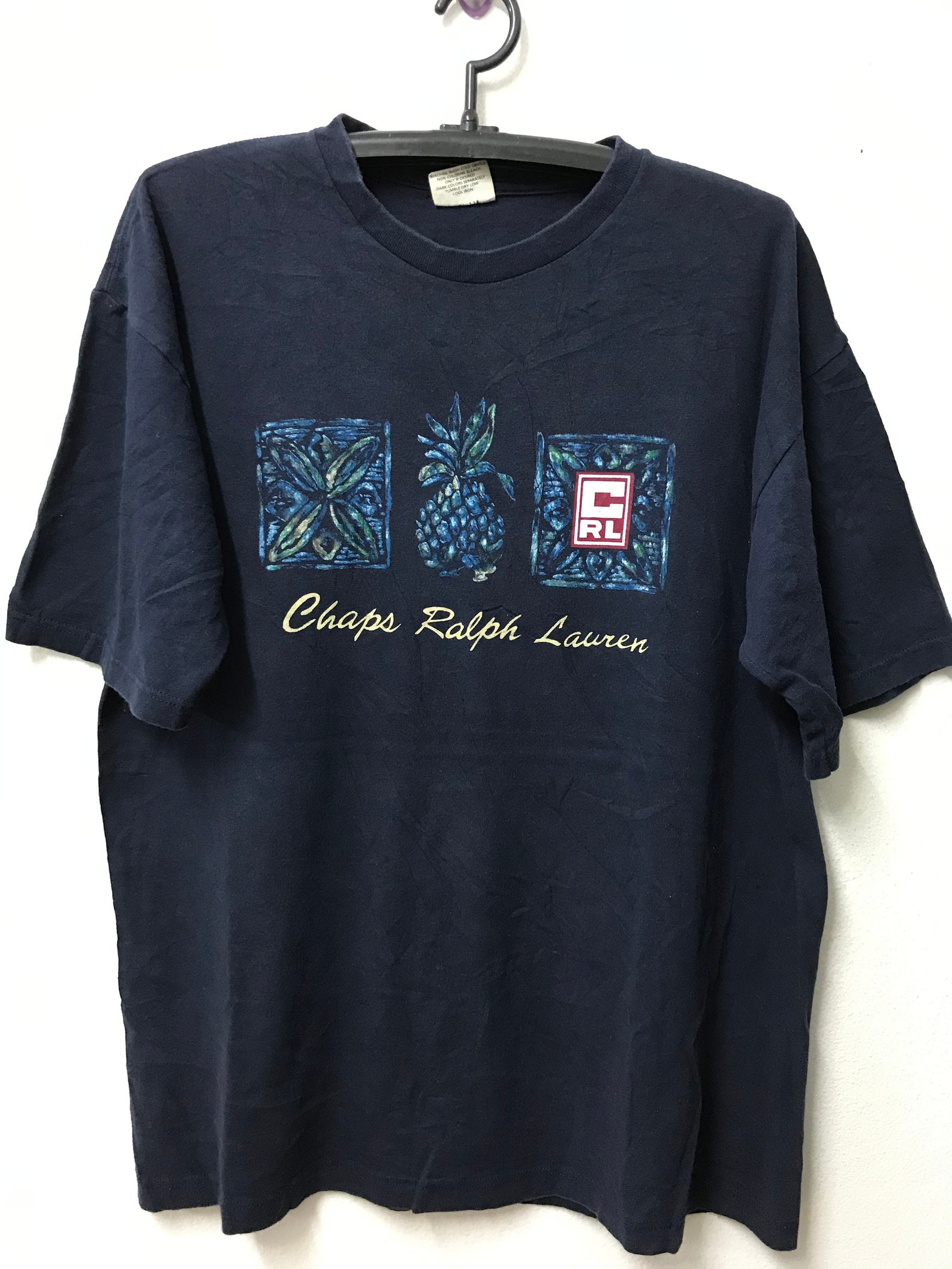 Vintage90S Chaps Ralph Lauren Sport Street T Shirtm 225