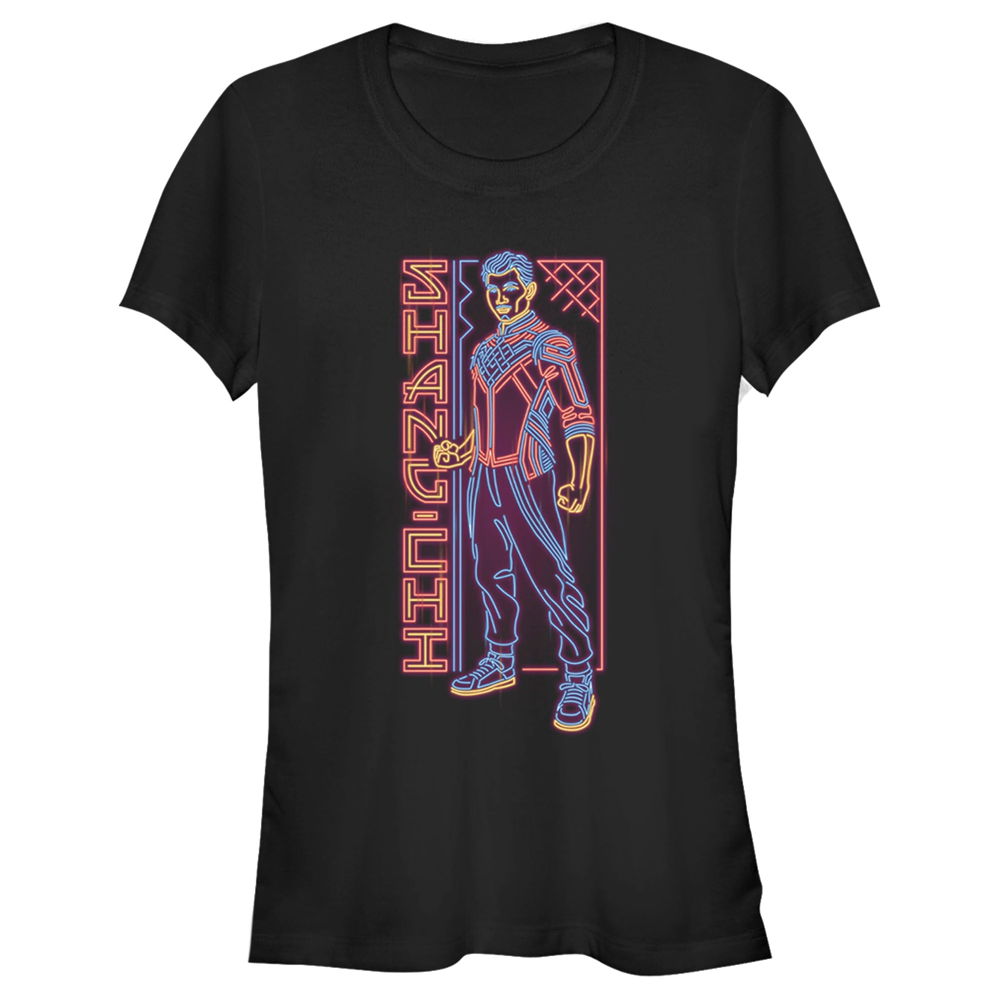 Shang-Chi Junior’S Shang-Chi And The Legend Of The Ten Rings Neon  T-Shirt