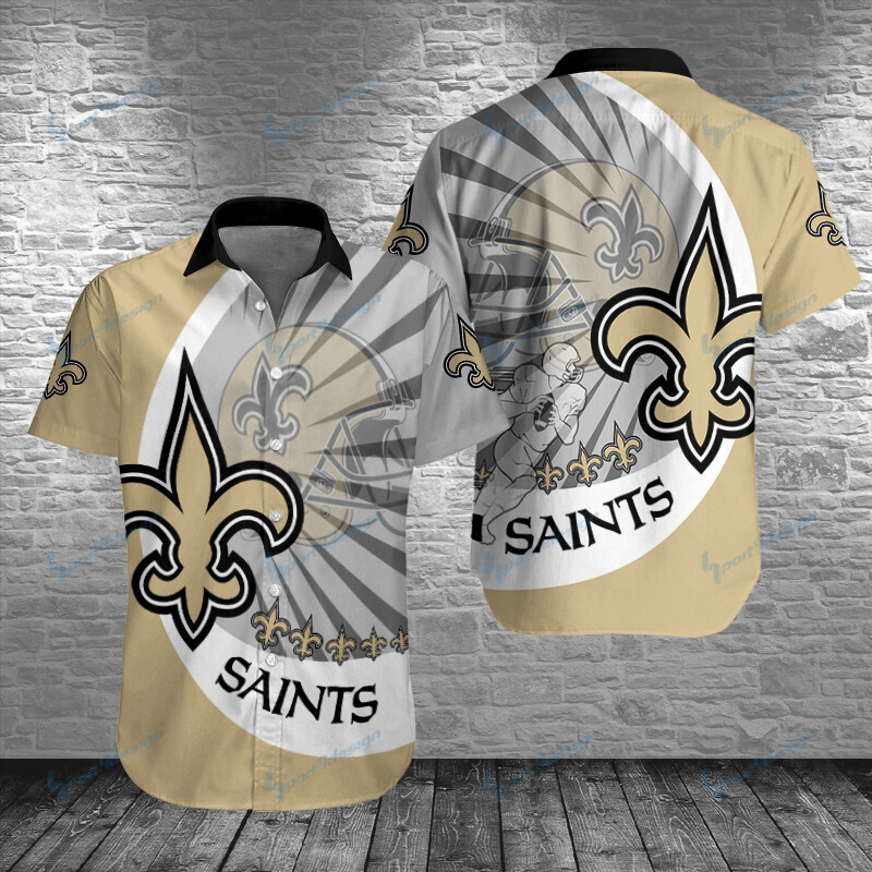 New Orleans Saints Button Shirt Bg972