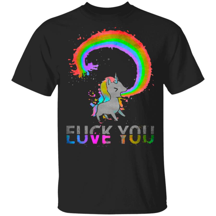 Unicorn Fuck You Funny Shirt