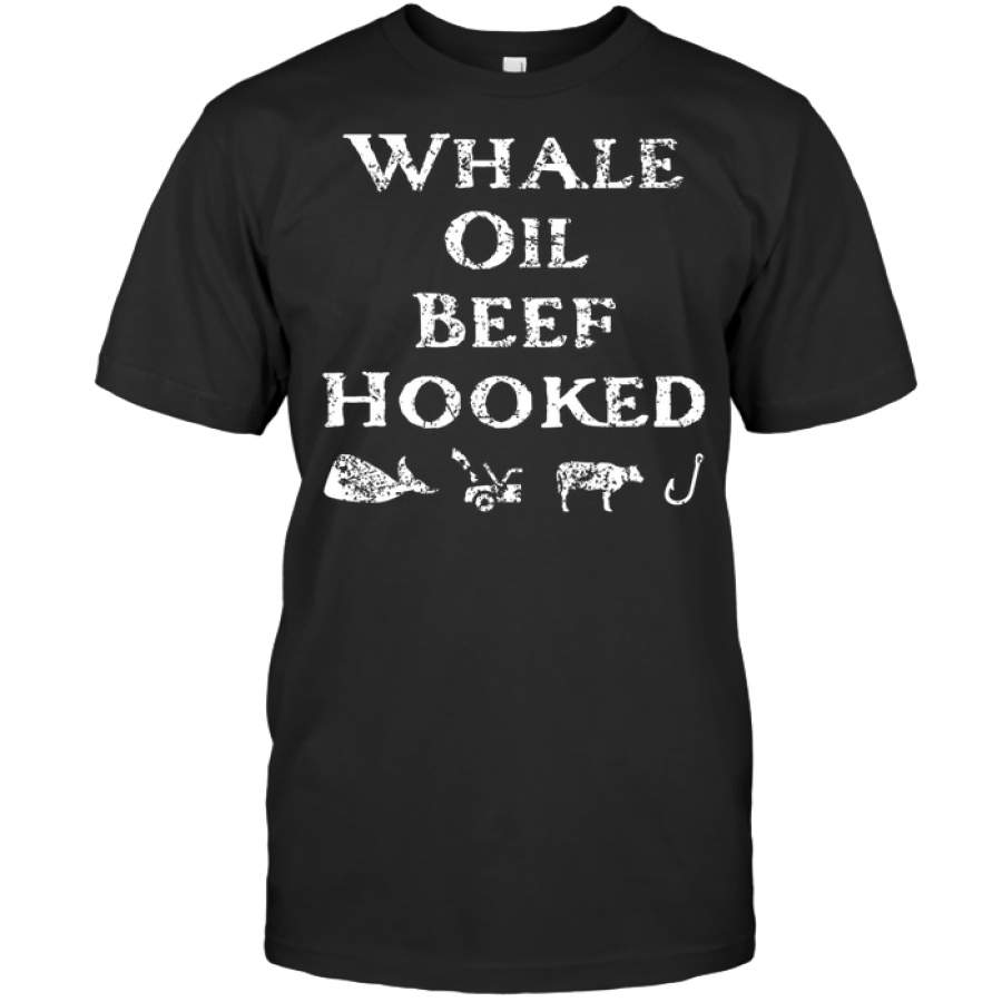 Saint Patricks Day Men Whale Oil Beef Hooked T Shirt