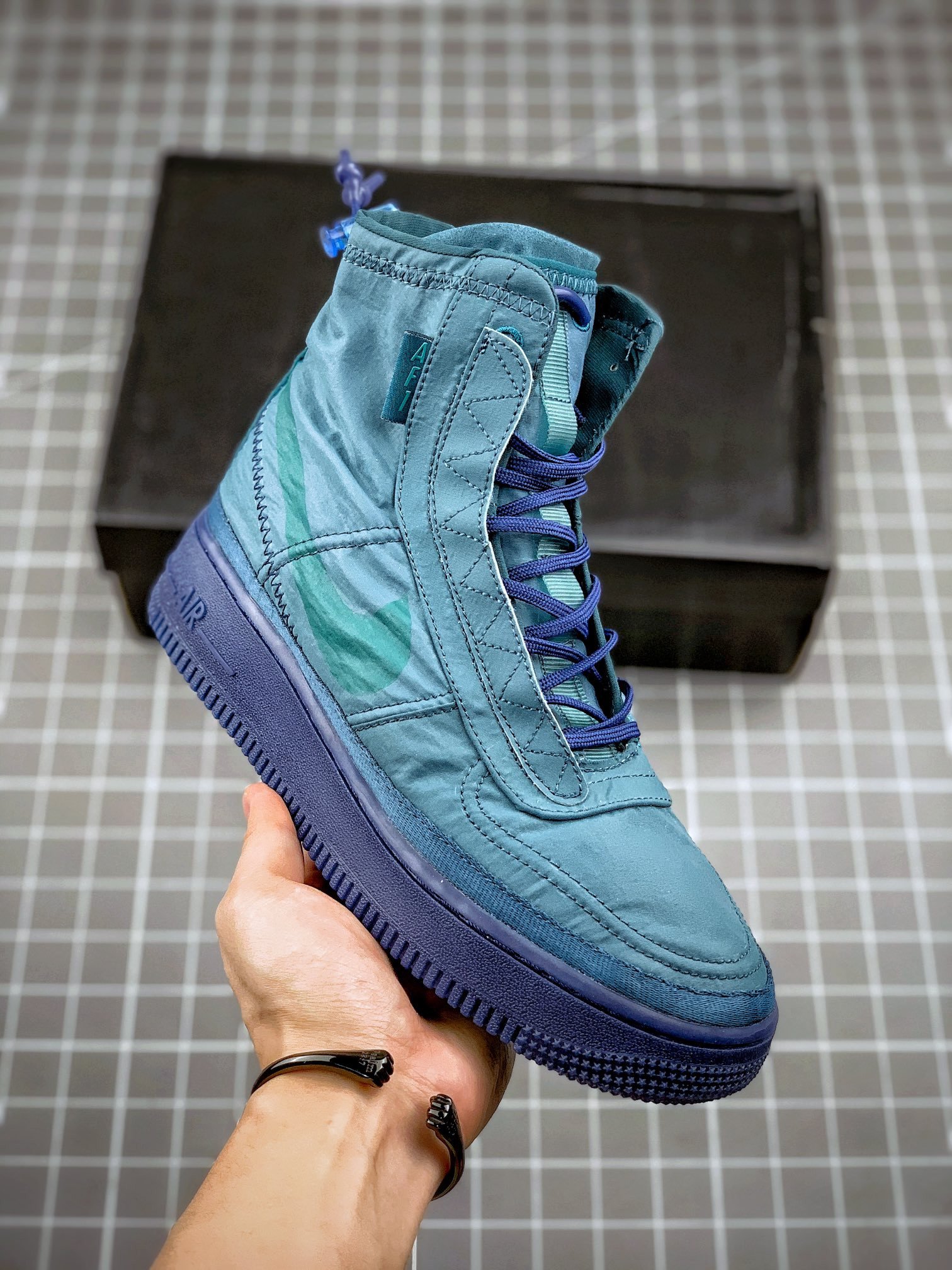 Nike Air Force 1 Shell WMNS Midnight Turquoise 5339991