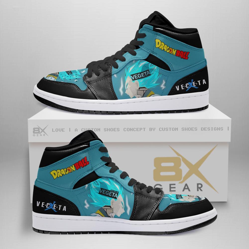 Dragon Ball Jd Sneakers Vegeta Super Saiyan God Blue-Hair Anime