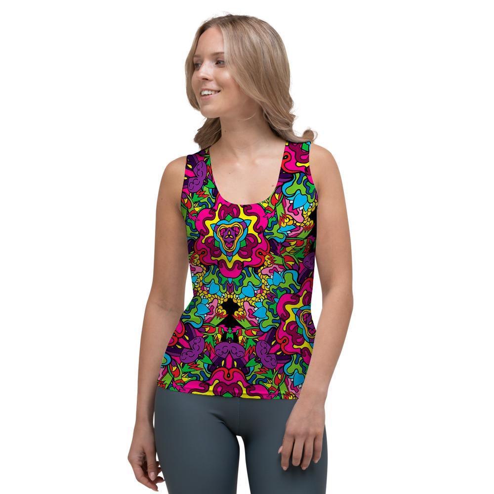 Animal Hippie Psychedelic Women’S Tank Top