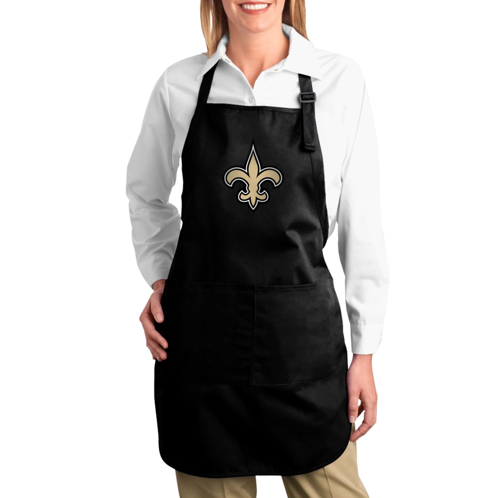 New Orleans Saints Canvas Apron With Pockets