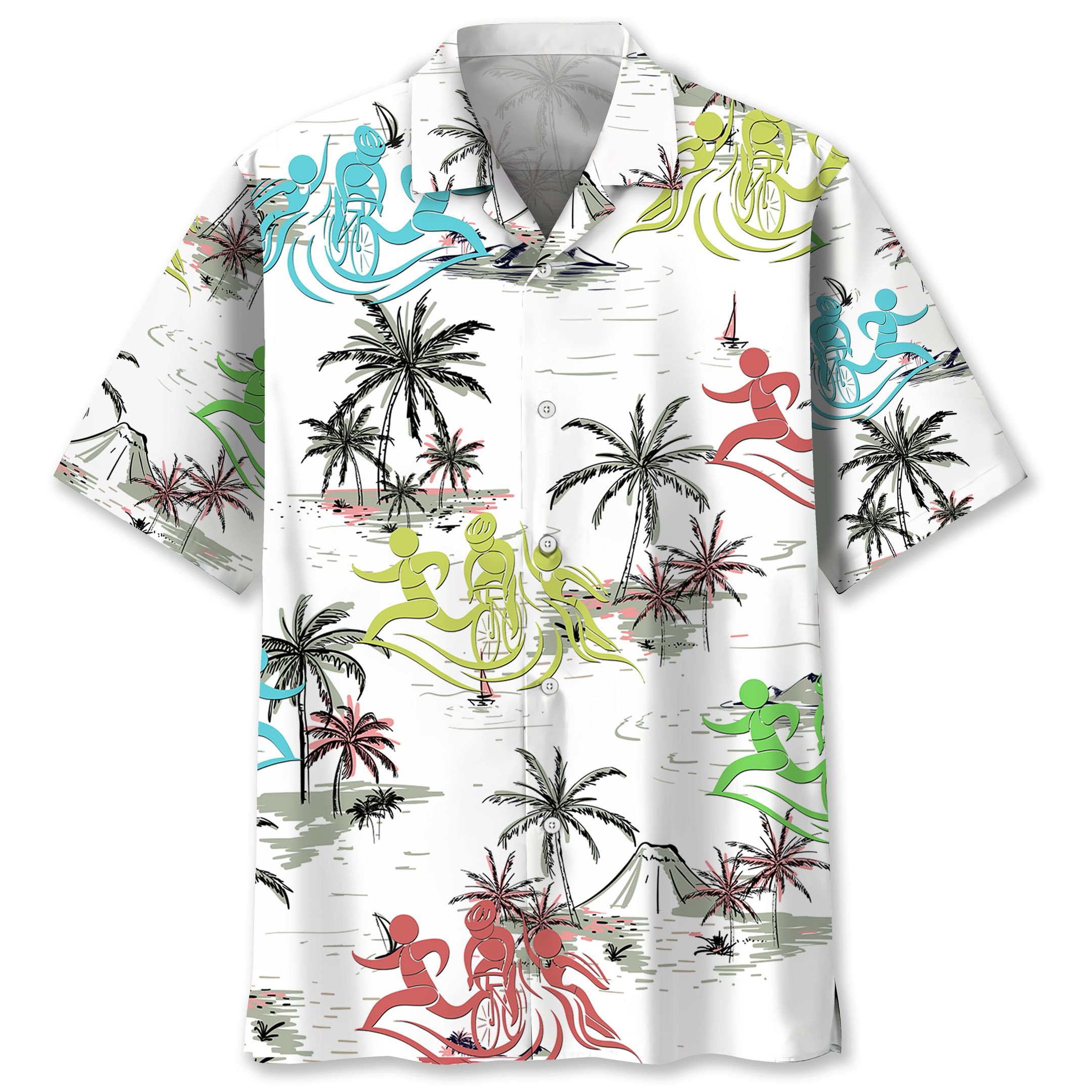 Triathlon Coconut Hawaiian Shirt Ha81321