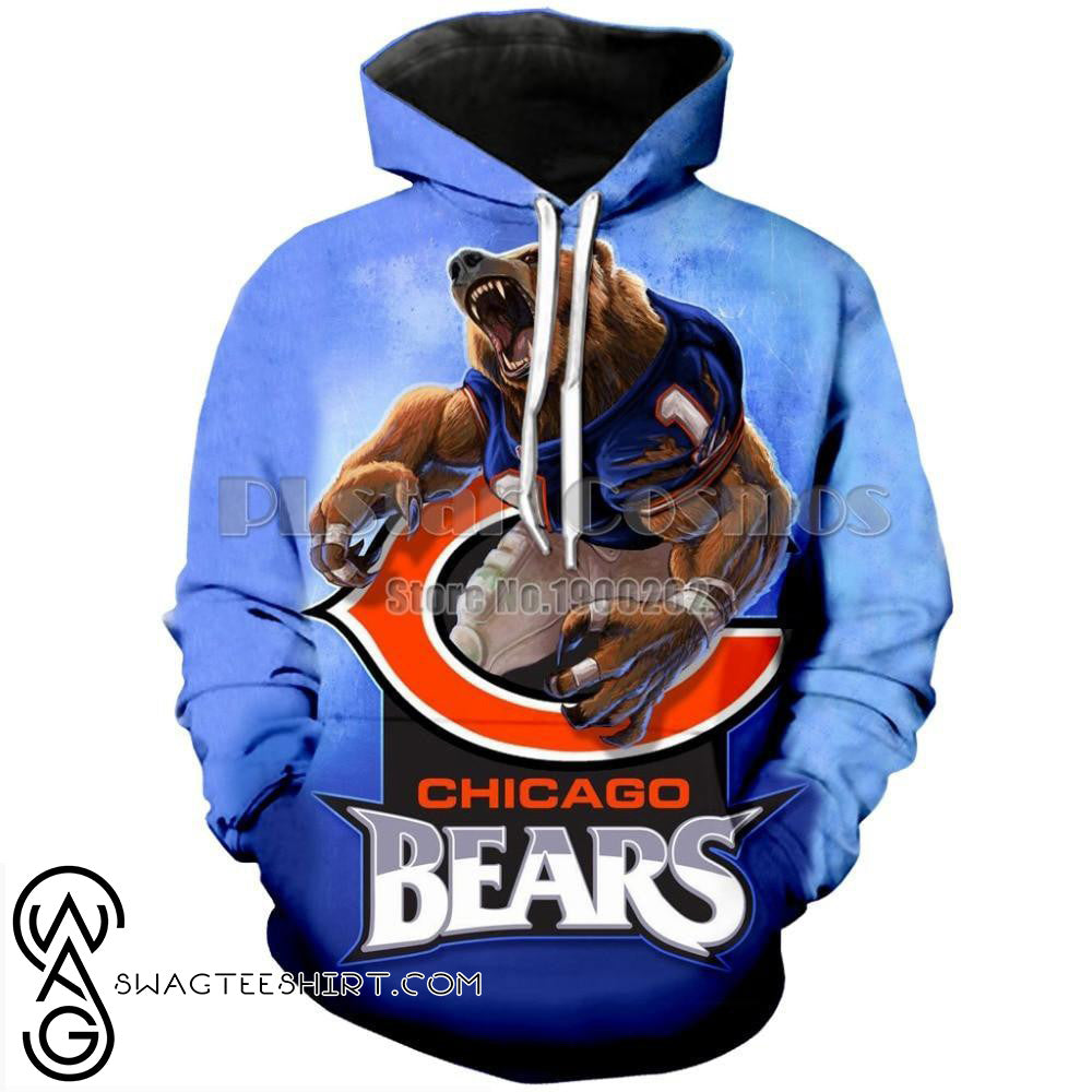 Chicago Bears 3D Hoodie And 3D Sweater