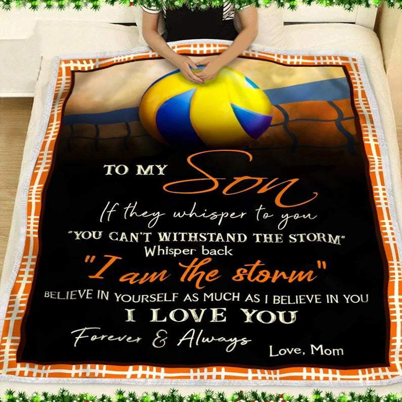 Mom To Son Special Birthday Celebration Blanket