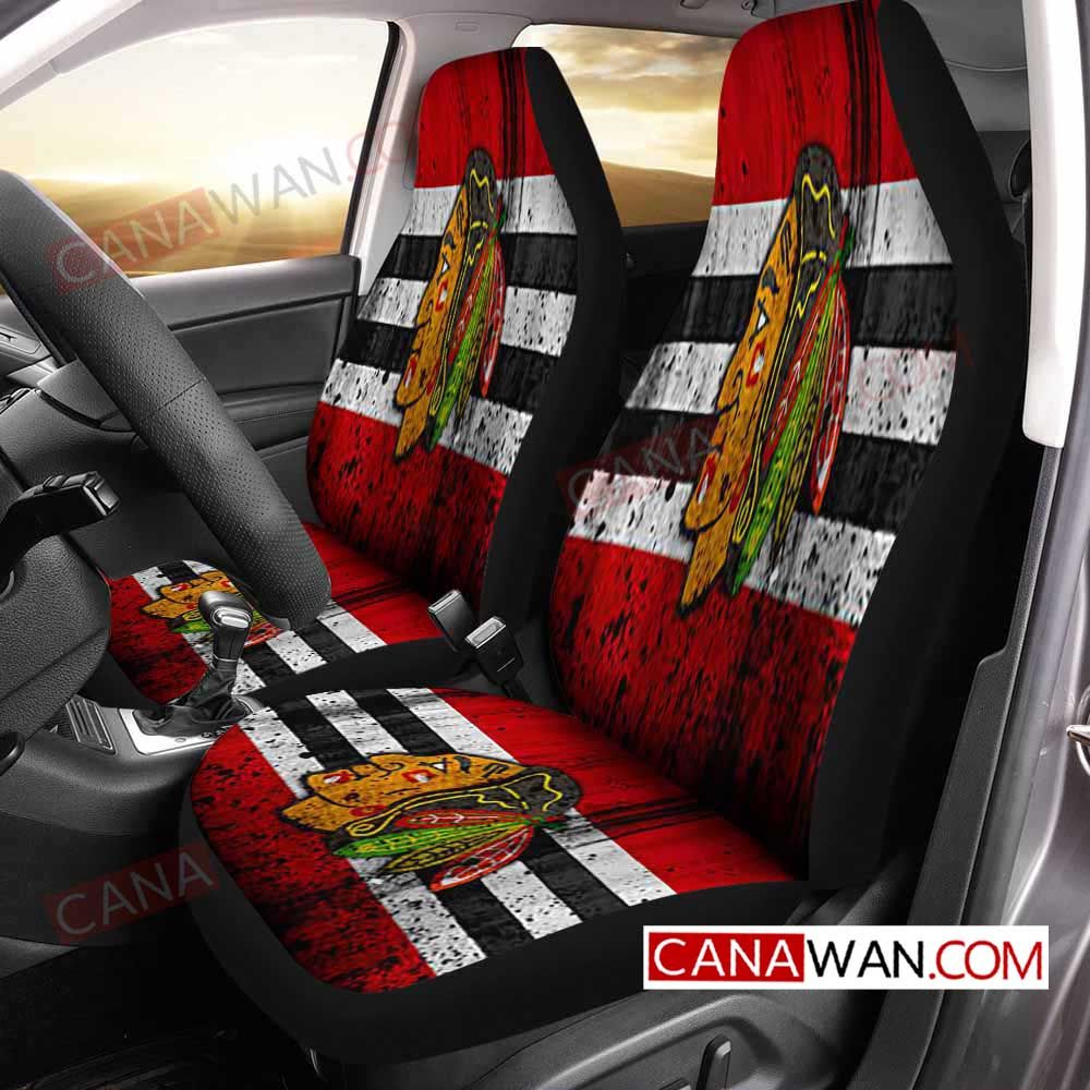 Chicago Blackhawks Style380 3D Customized Personalized Car Seat Cover