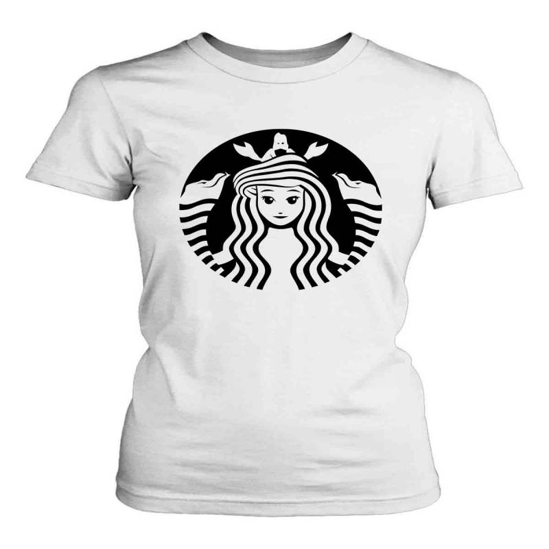 Ariel Mermaid Starbucks Women’S T-Shirt