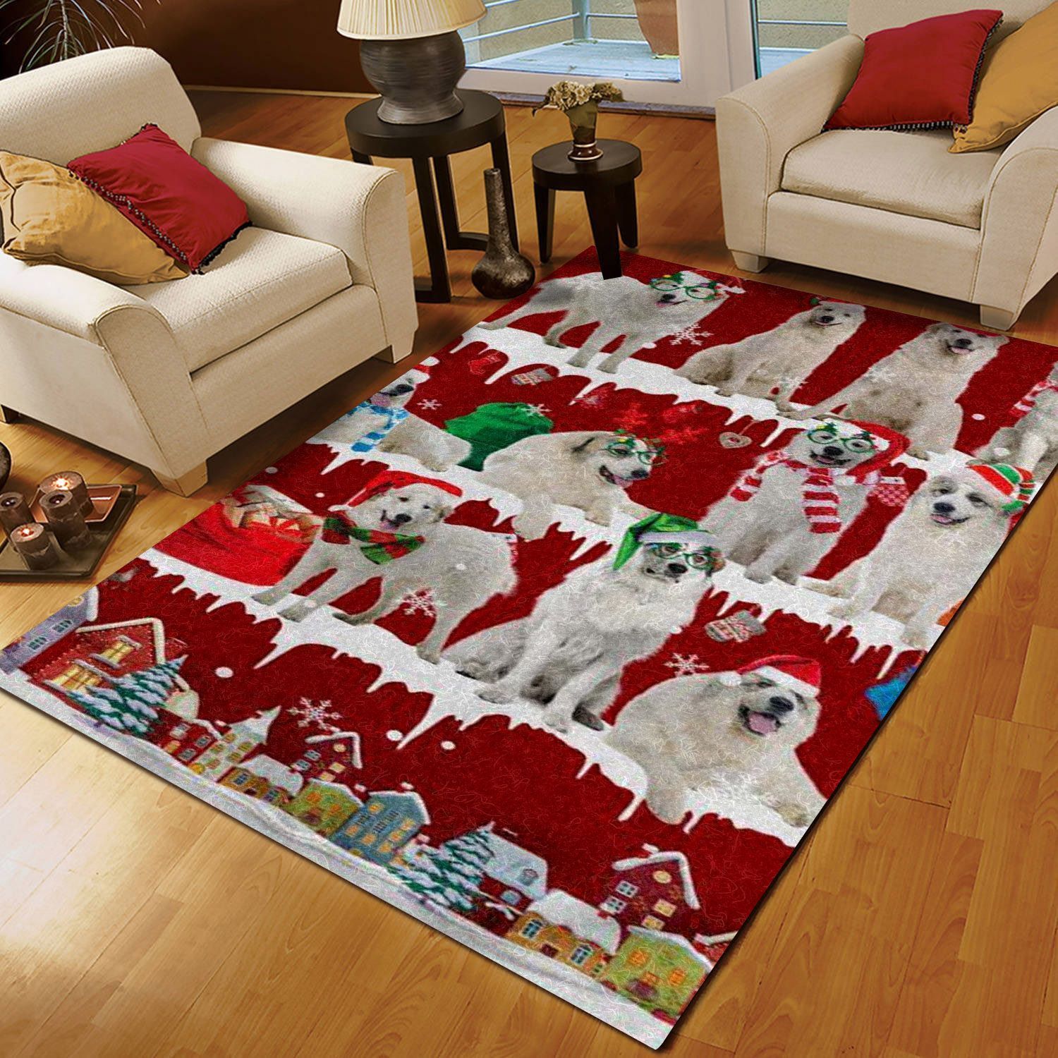 Great Pyrenees Snow Rug TTVNFOP DNNTVN