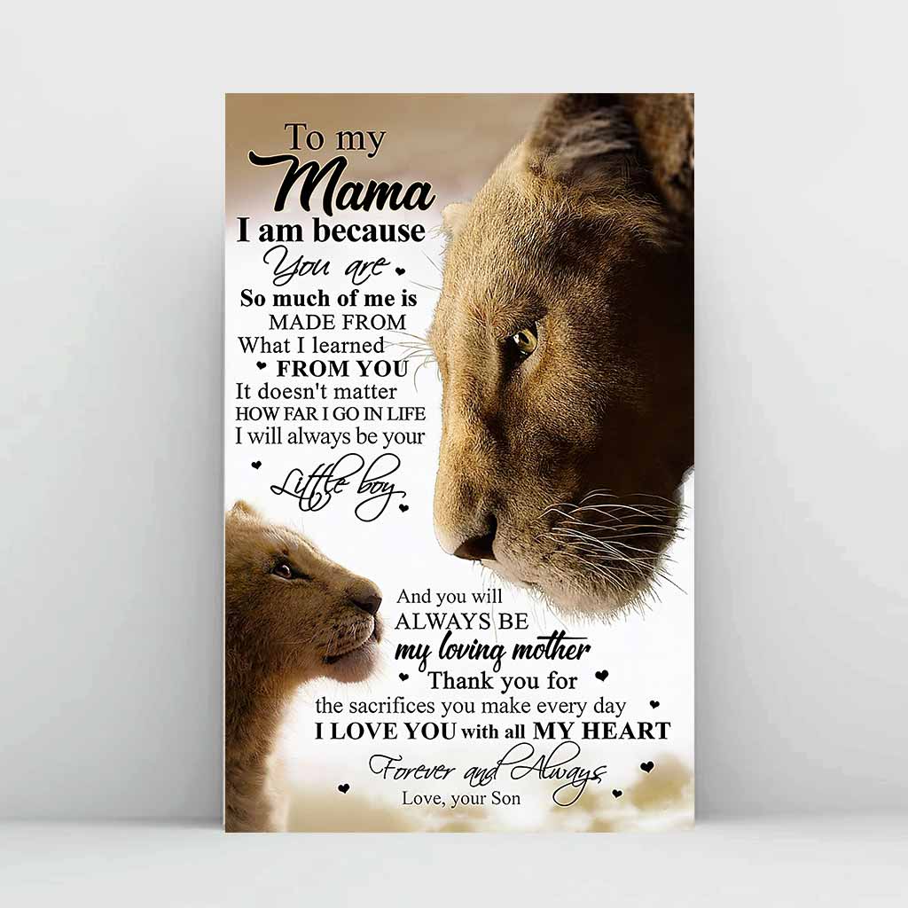 To My Mama From Son Lion Queen  – Mother Poster 0921