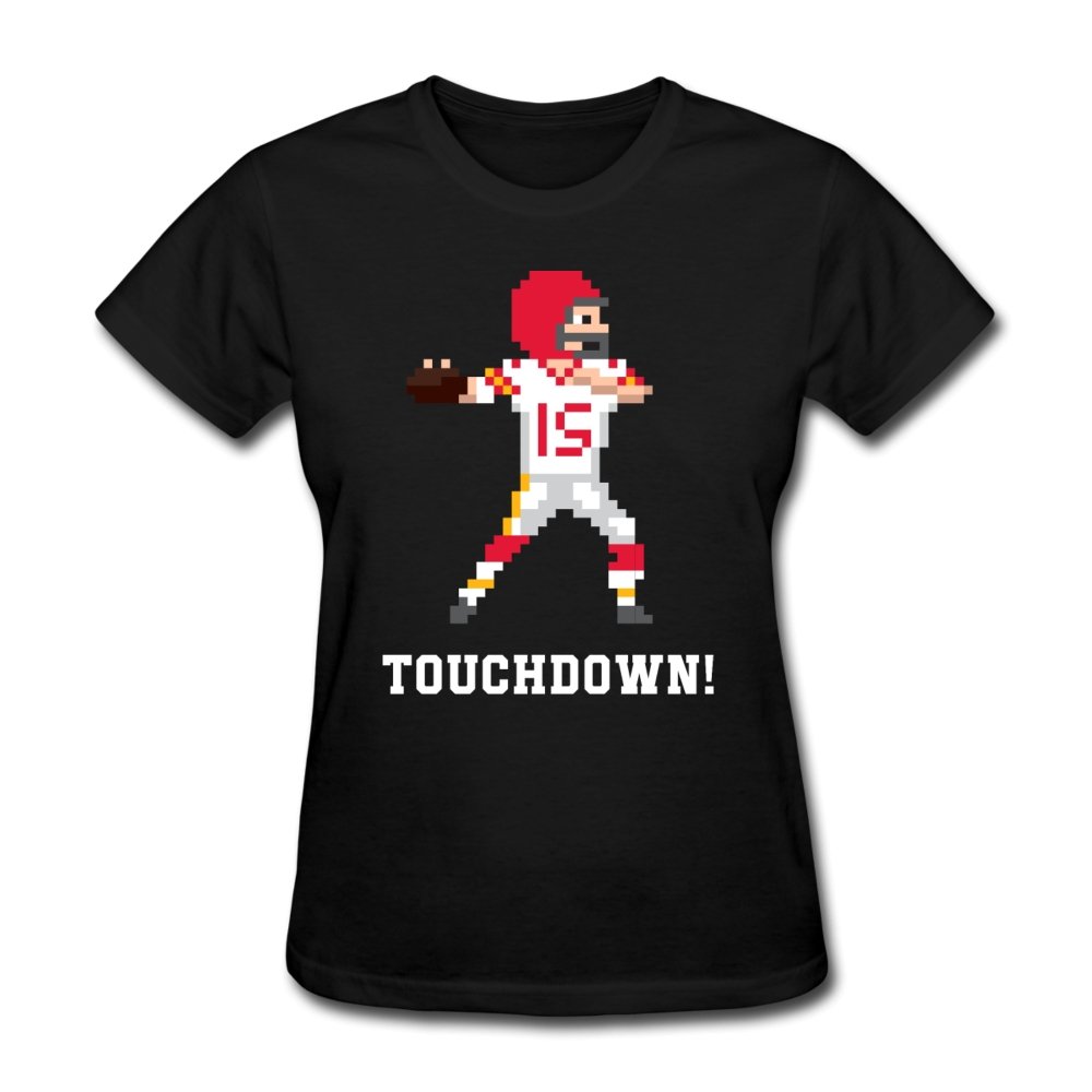 Retro Video Game Touchdown Kansas City Football – Women’S T-Shirt