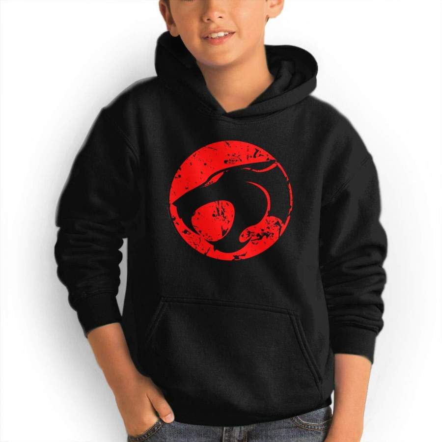 Teen Hoodies Thundercats Logo Hooded Sweatshirt Cool Aesthetic Pullover Hoodie for Boys Girls Teens