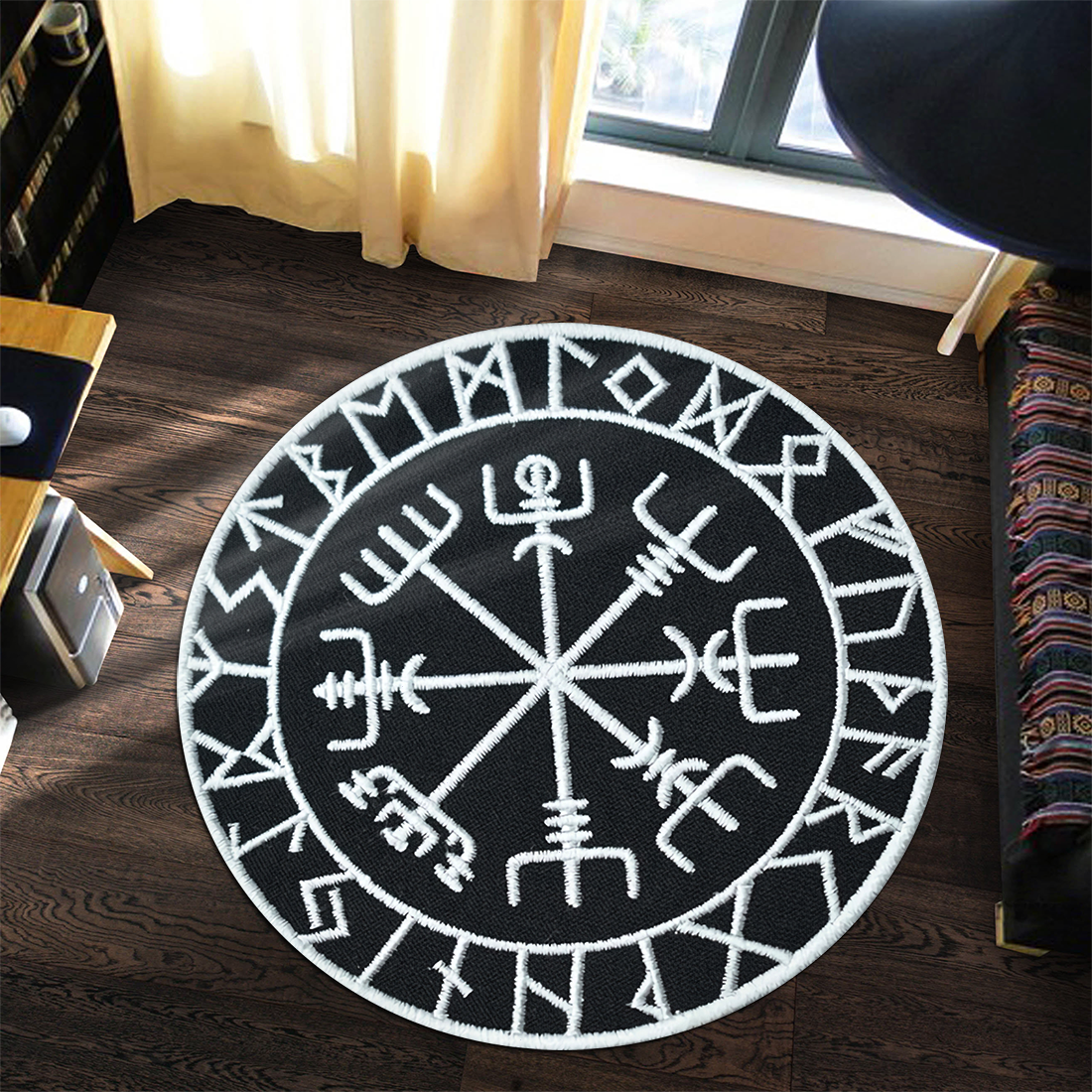 Viking Vegvisir Compass Carpet All Over Print