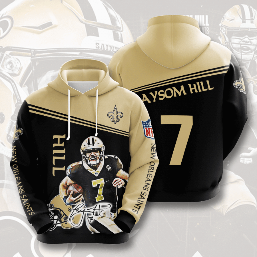 New Orleans Saints No1334 Custom Hoodie 3D #17830