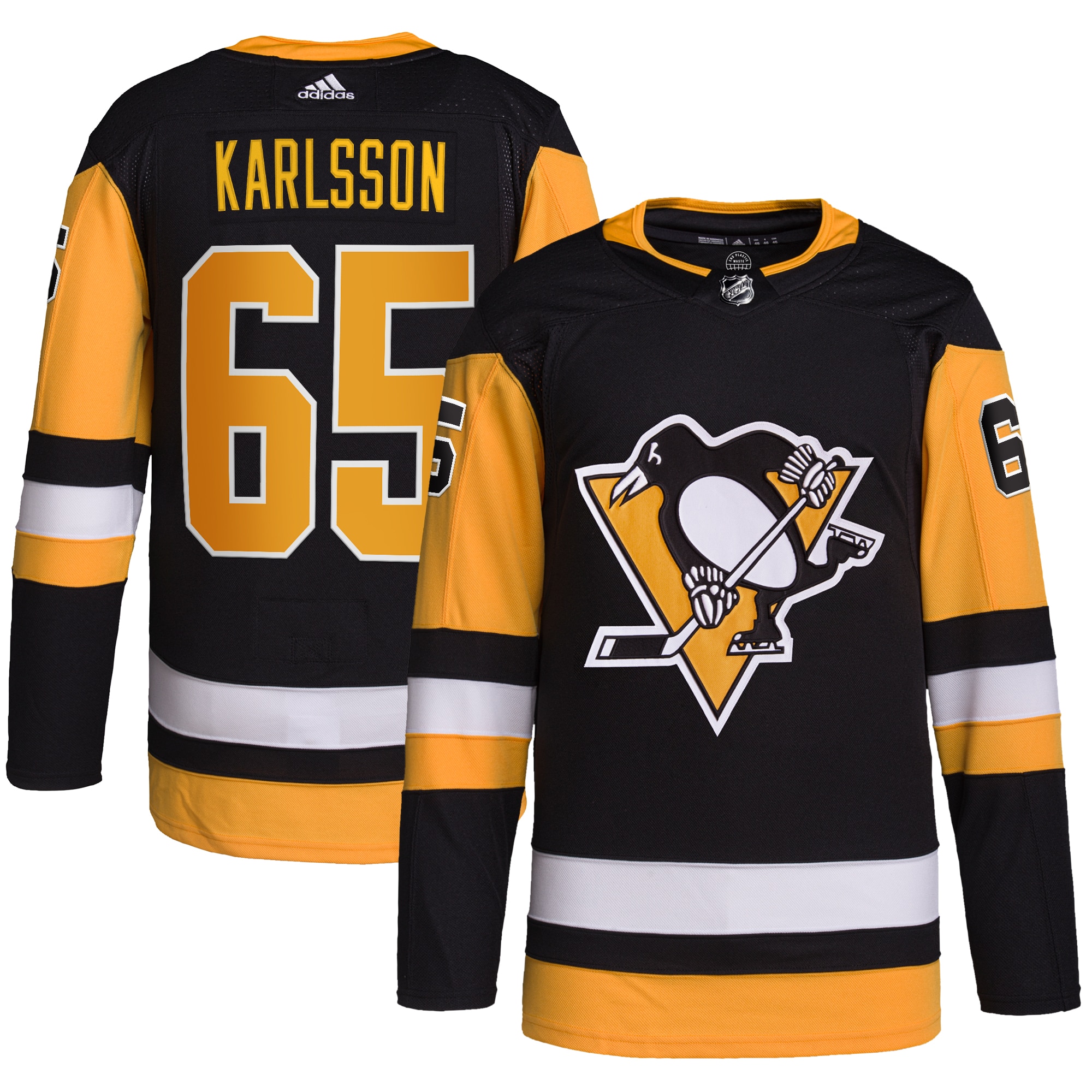 Erik Karlsson Pittsburgh Penguins Home Primegreen Authentic Pro Player Jersey – Black