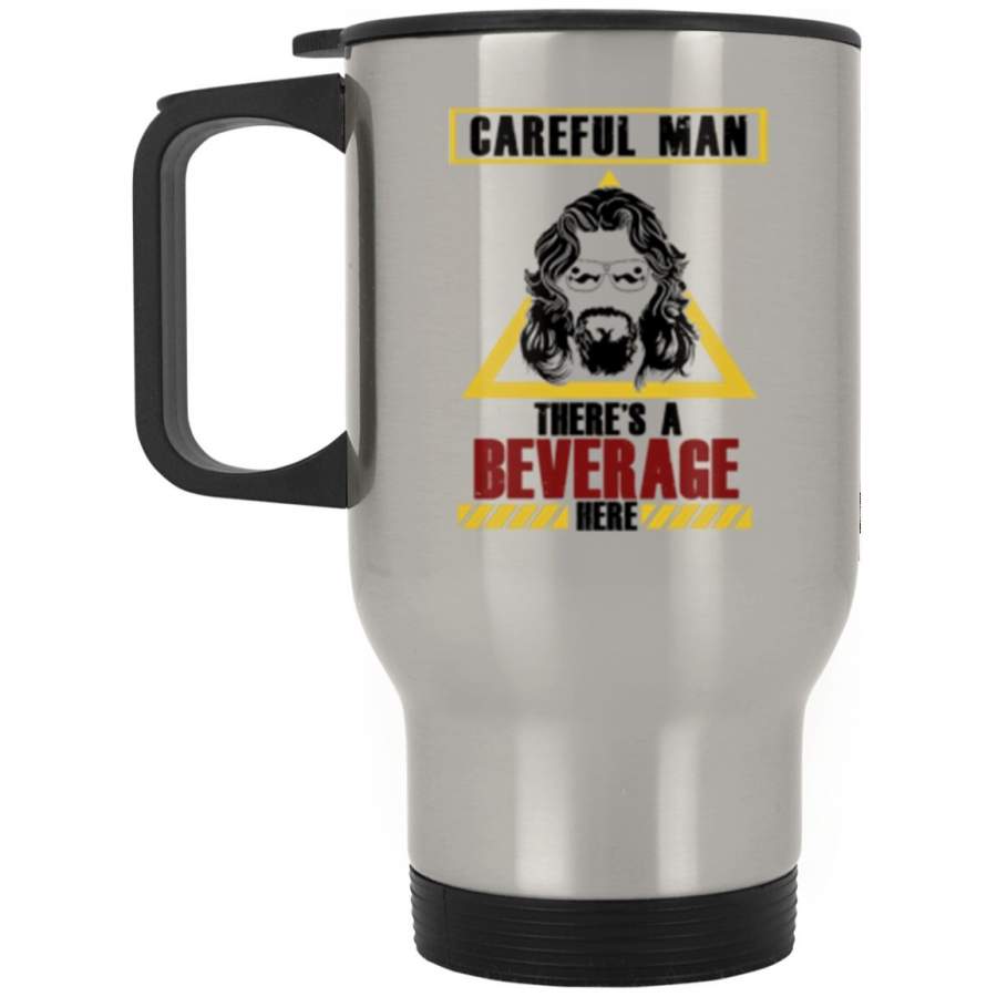 Beverage Here 2 Steel Travel Mug (2-sided)