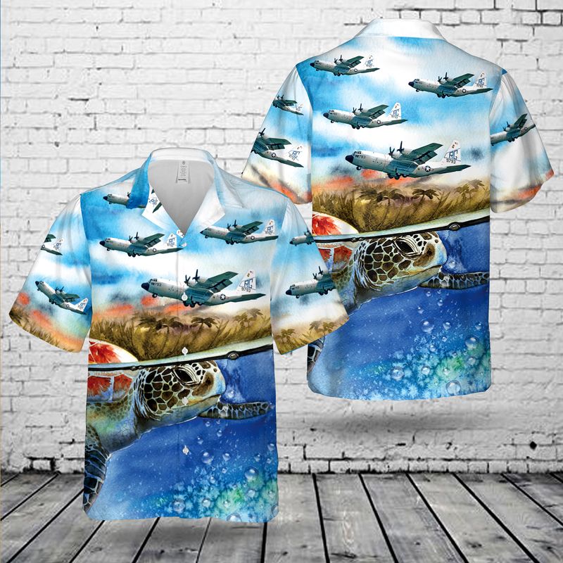 Us Navy Lockheed Hercules Of Hawaii Short Sleeve Hawaii Shirt For Men Ha38551