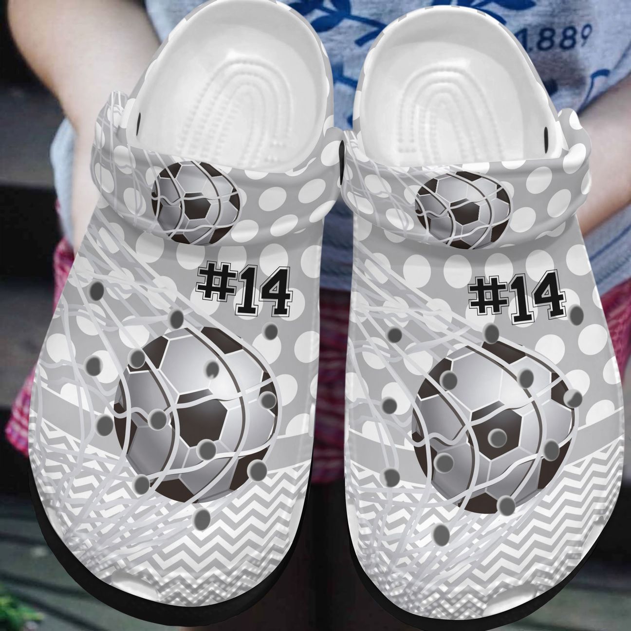 Soccer Personalized Clog, Custom Name, Text, Color, Number Fashion Style For Women, Men, Kid, Print 3D Soccer Is Great