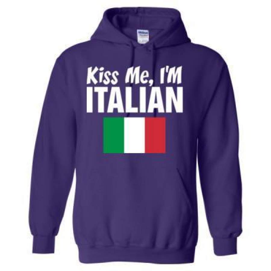 AGR Kiss Me Im Italian – Heavy Blend™ Hooded Sweatshirt