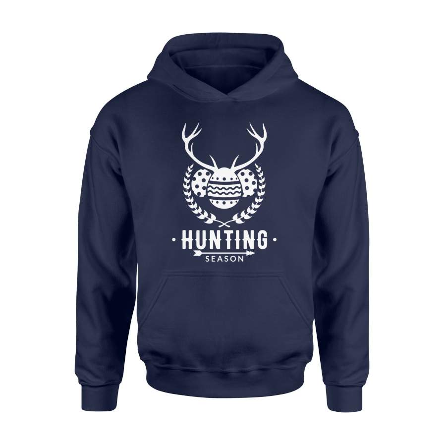 Easter Egg Hunter Deer Antler Hunting Season Hoodie