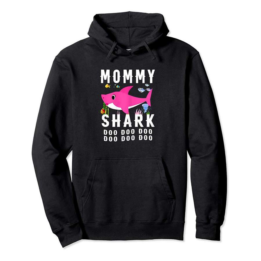 Womens Mommy Shark Tshirt, Doo Doo Doo   Mothers Day Gift Hoodie Premium Tee