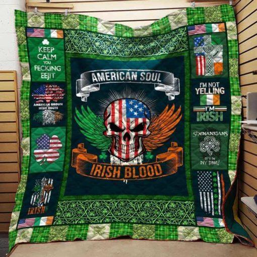 Irish Blanket, St Patrick Blanket, American Soul Blanket