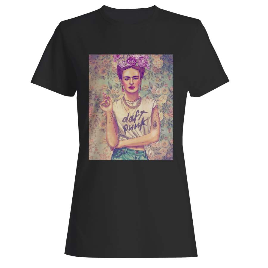 Frida Kahlo Daft Punk Woman’s T-Shirt