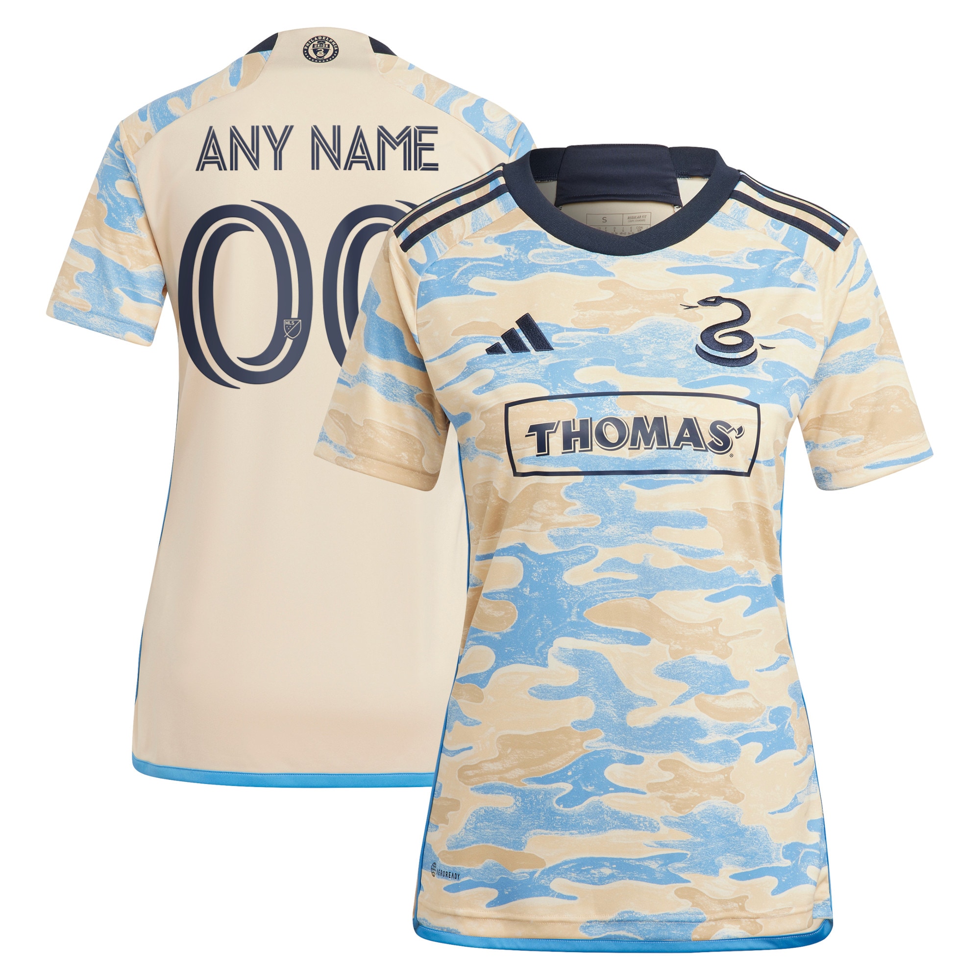 Philadelphia Union Women's 2023 For Philly Replica Custom Jersey – Tan