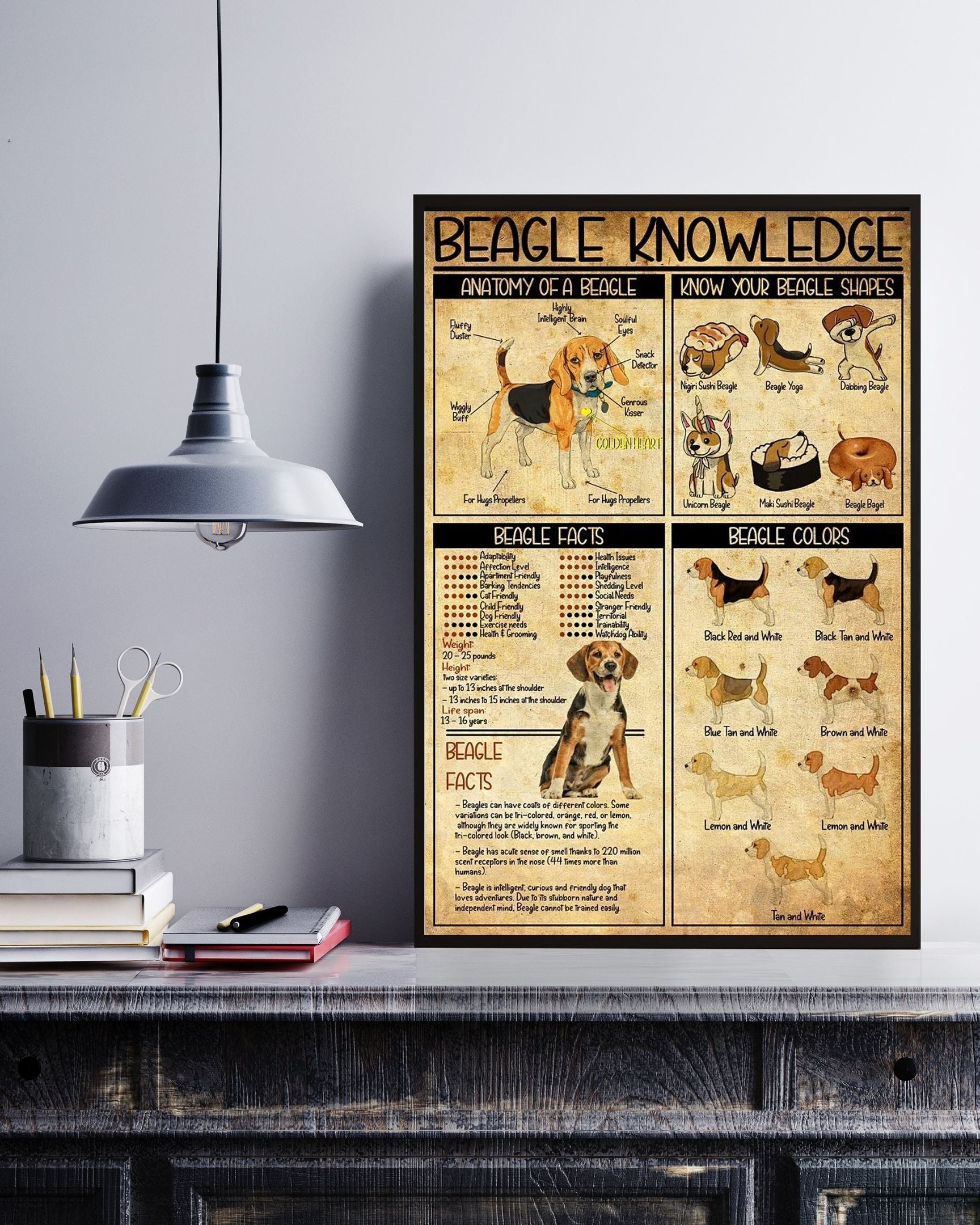 Beagle Knowledge Vertical Canvas