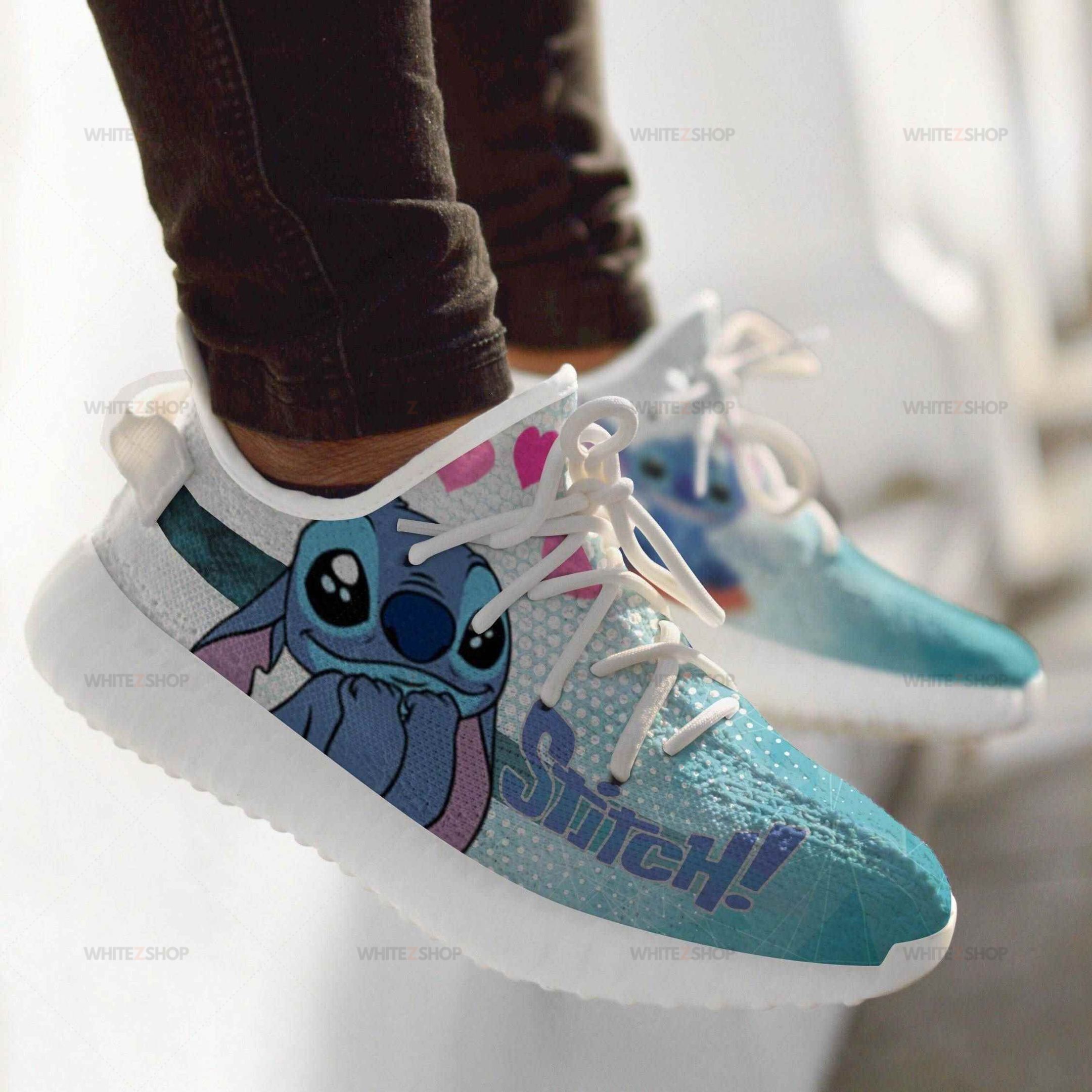 Stitch Yeezy Boost Yeezy Running Shoes Custom Shoes For Men And Women