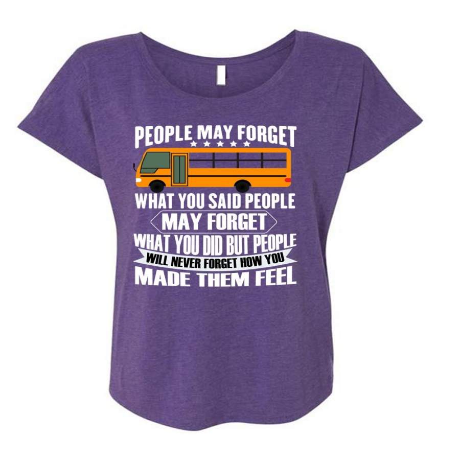 You Made Them Feel T Shirt, Being A Driver T Shirt, Cool Shirt (Ladies’ Triblend Dolman Sleeve)