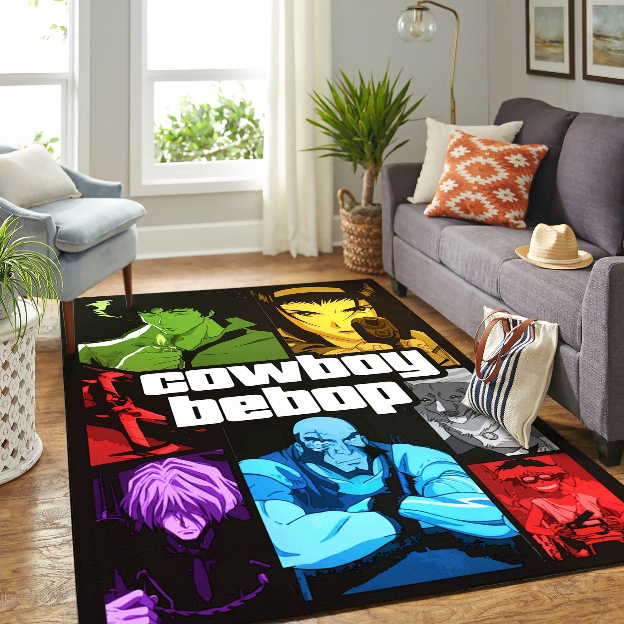 Cowboy Bebop Carpet Area Rug – Home Decor – Bedroom Living Room Décor